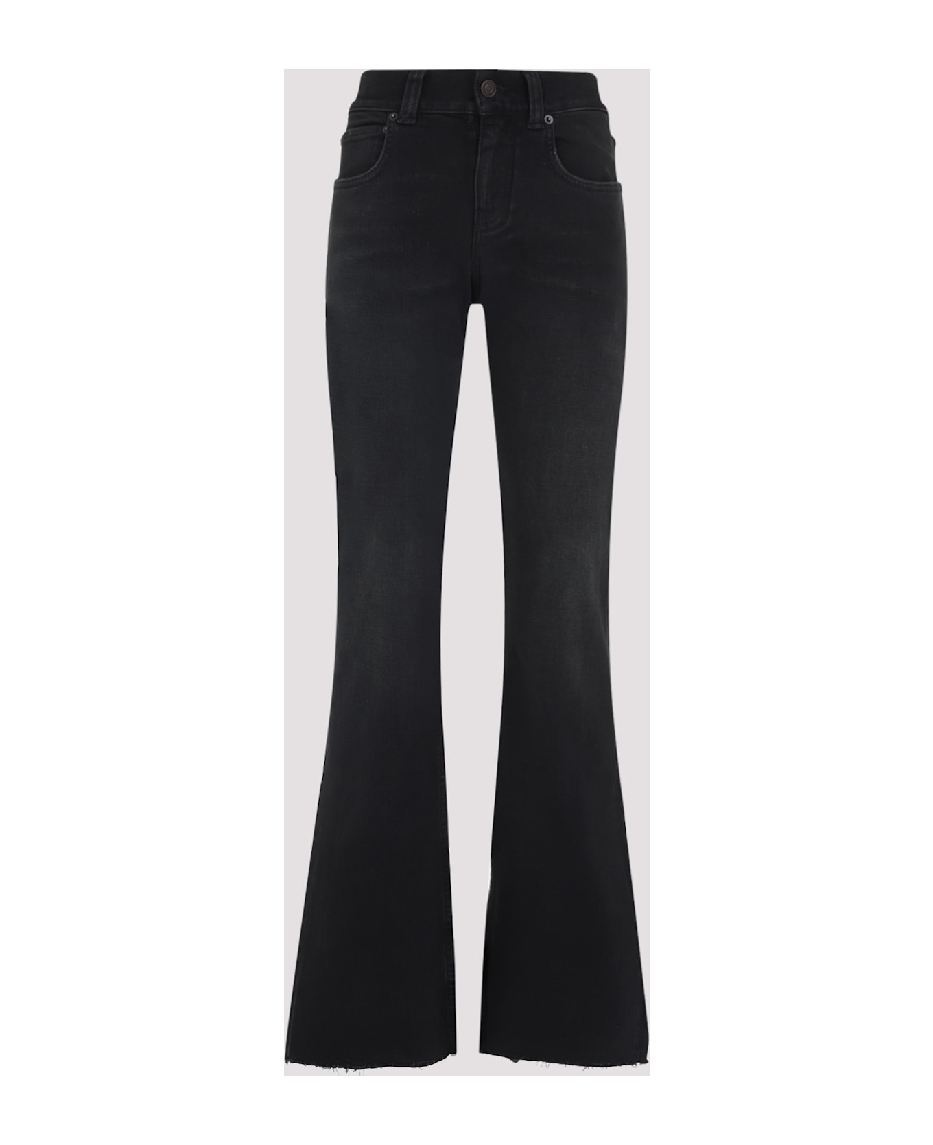 Balenciaga Slim Fit Bootcut Pant - Black Green Red