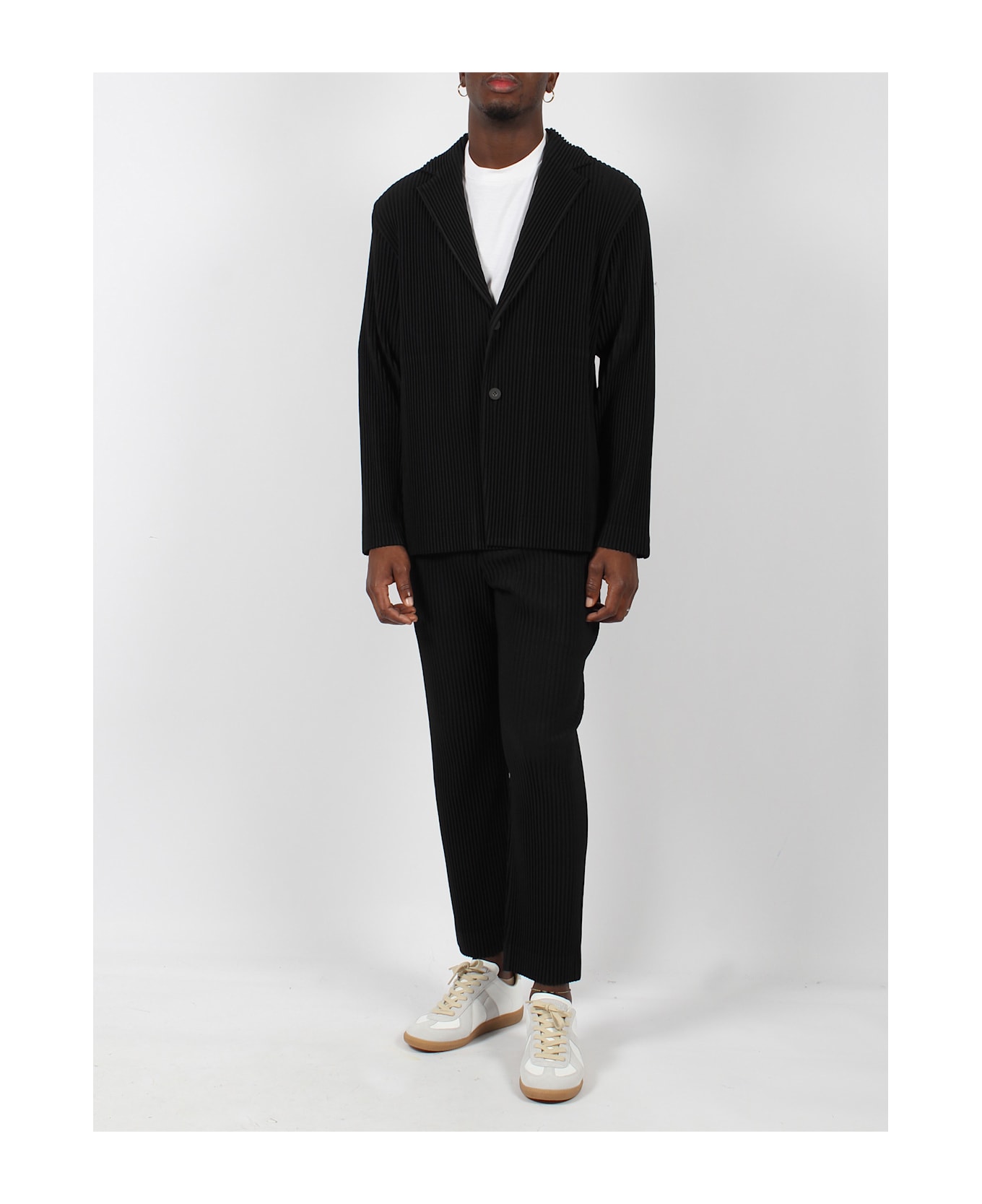 Homme Plissé Issey Miyake Pleated Trousers - Black