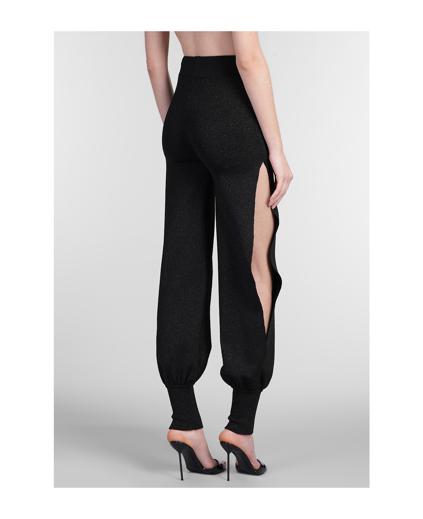 ANDREĀDAMO Pants In Black Polyester - black