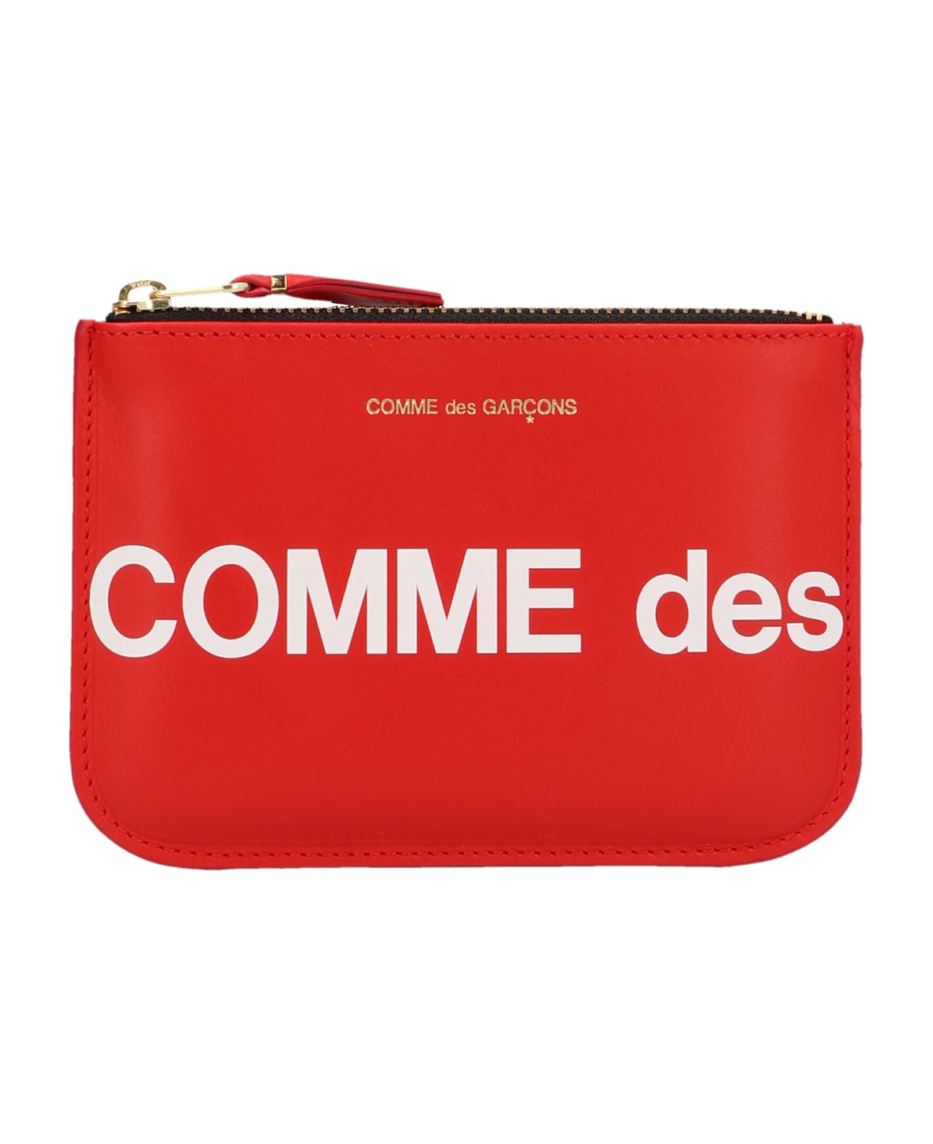 Comme des Garçons Wallet 
huge Logo
 Purse - Red