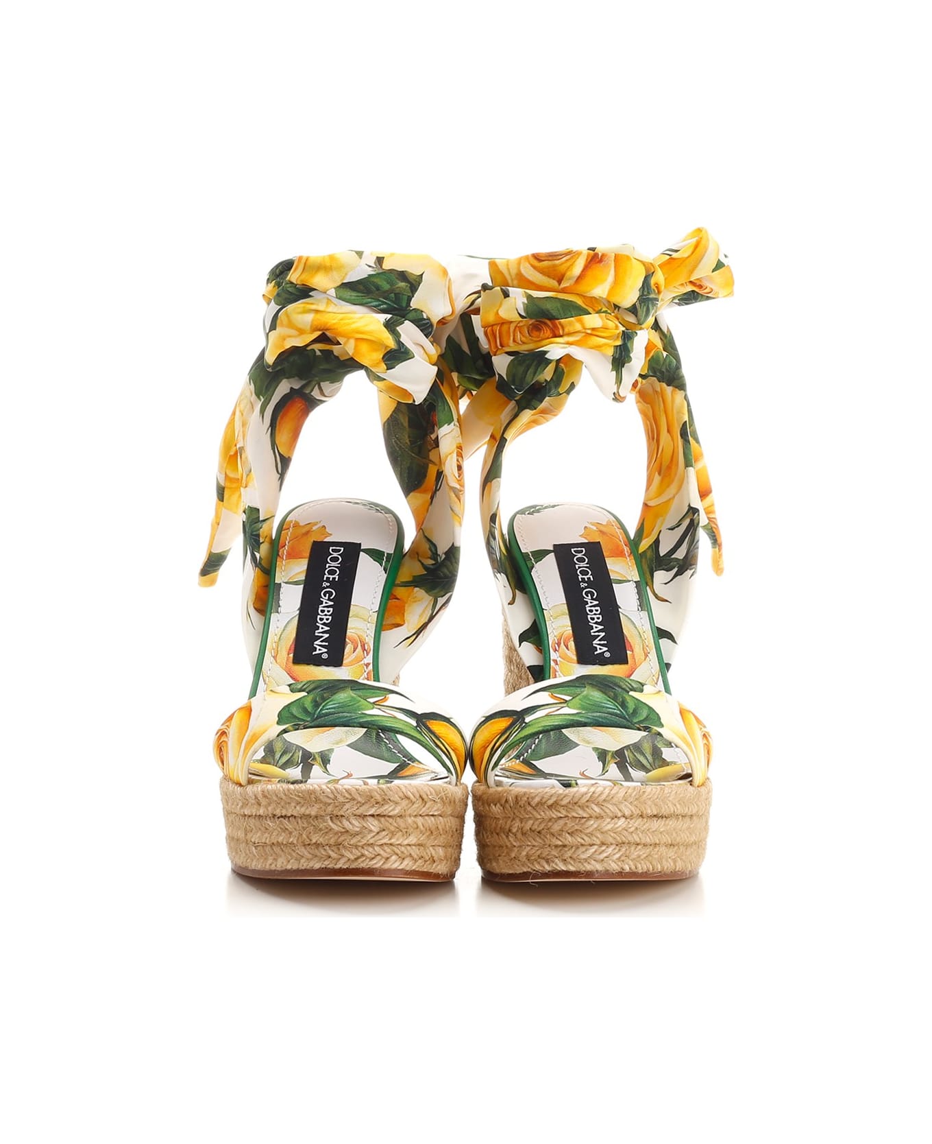 Dolce & Gabbana Lolita Sandals - White/Yellow サンダル