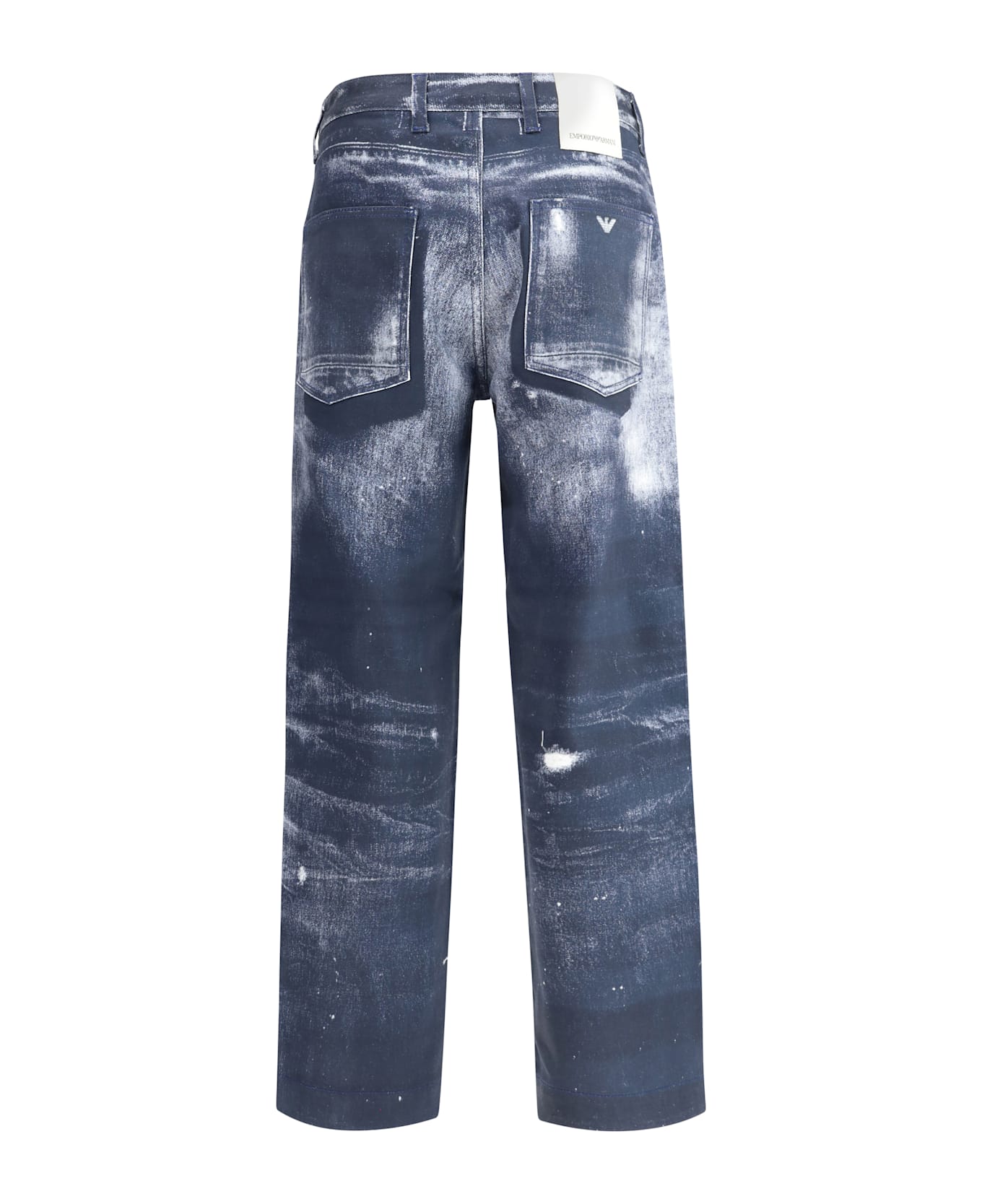Emporio Armani Denim Print Pants