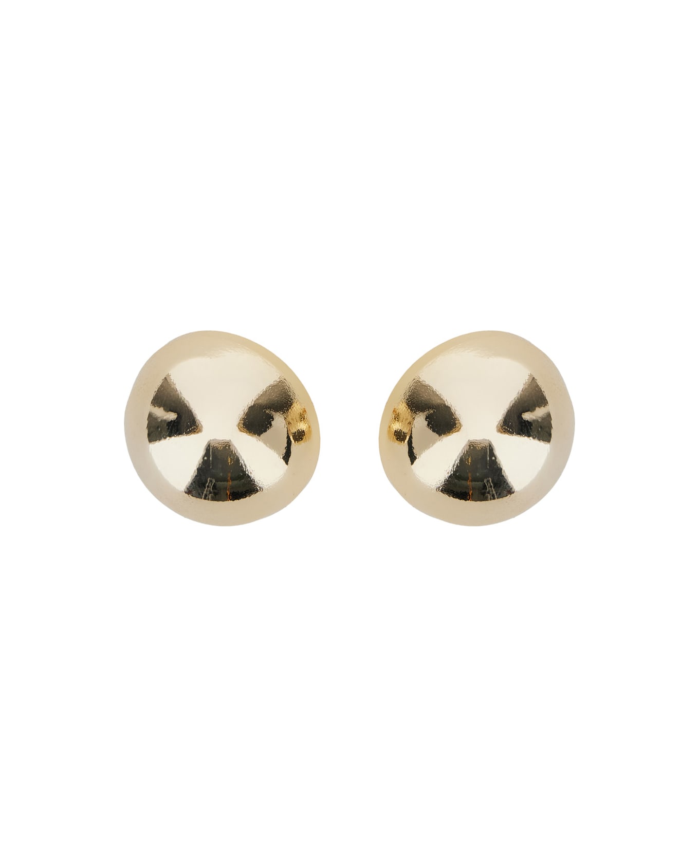 Silvia Gnecchi 
sade
 Metallic Earings With Rear Closure And Circular Shape In Brass Woman - Metallic