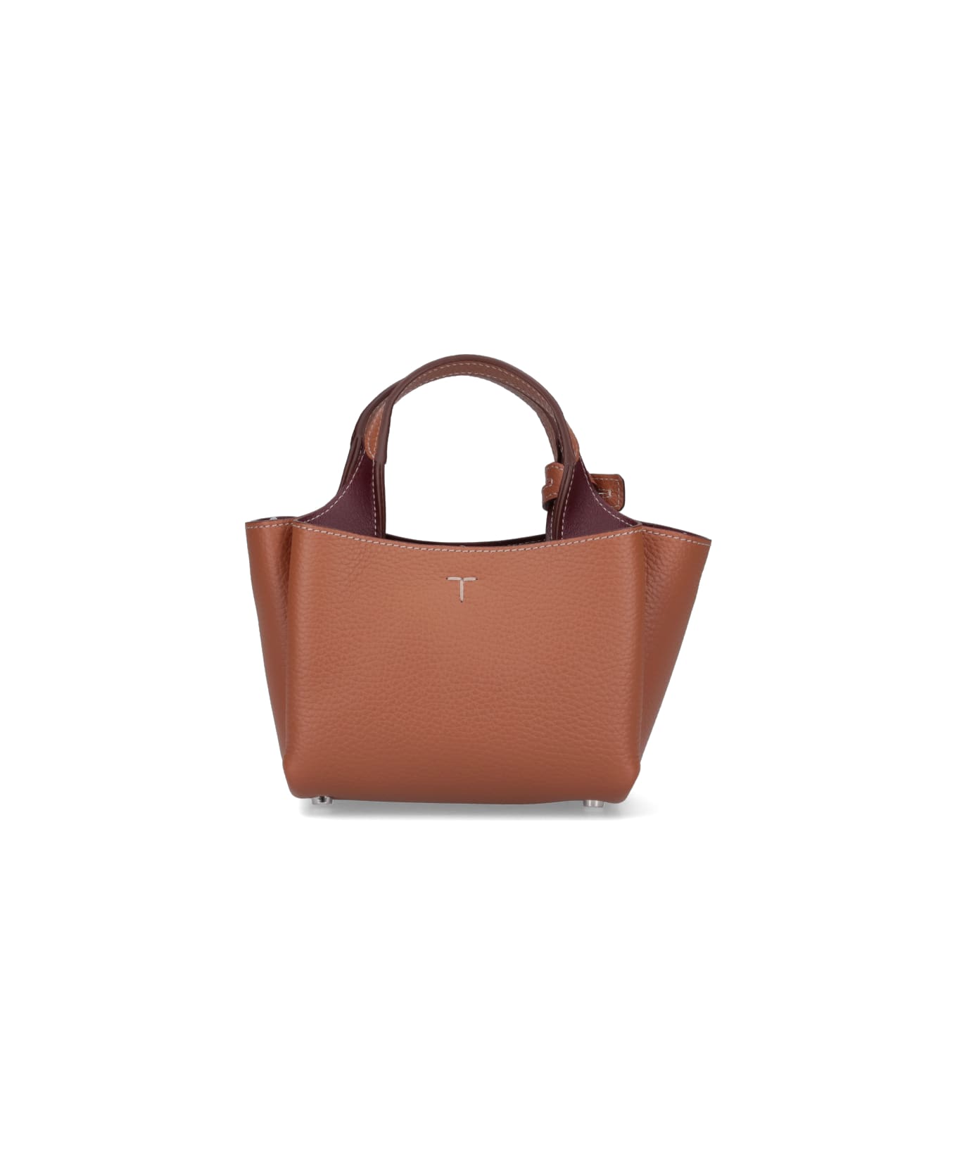 Tod
s Micro Leather Handbag - Brown
