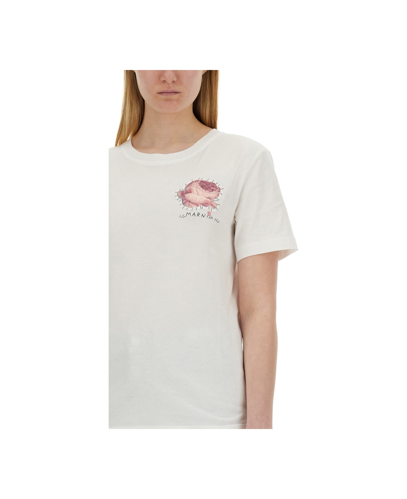 Marni T-shirt With Logo - . Tシャツ