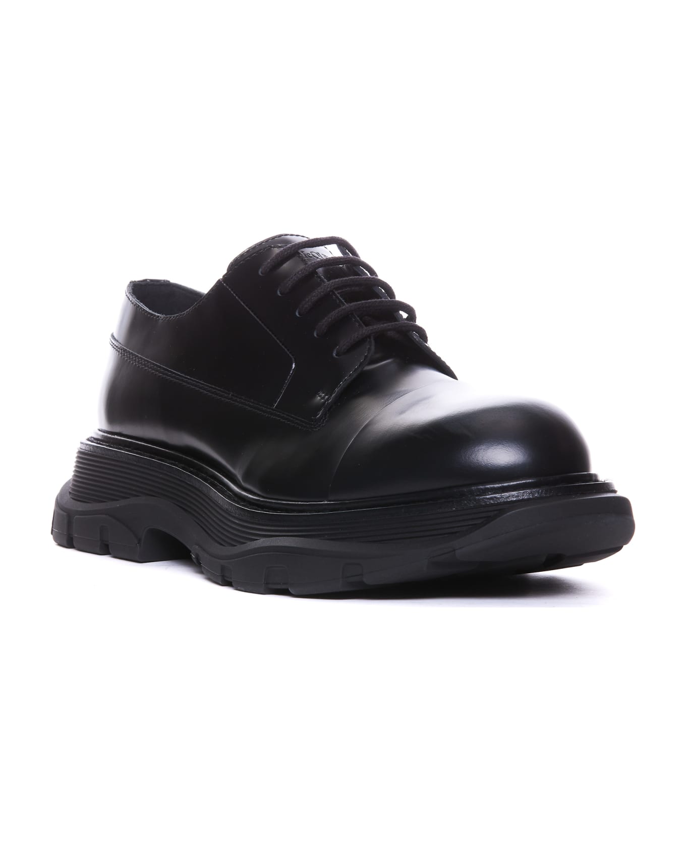 Alexander McQueen Tread Laced Up Shoes - Black