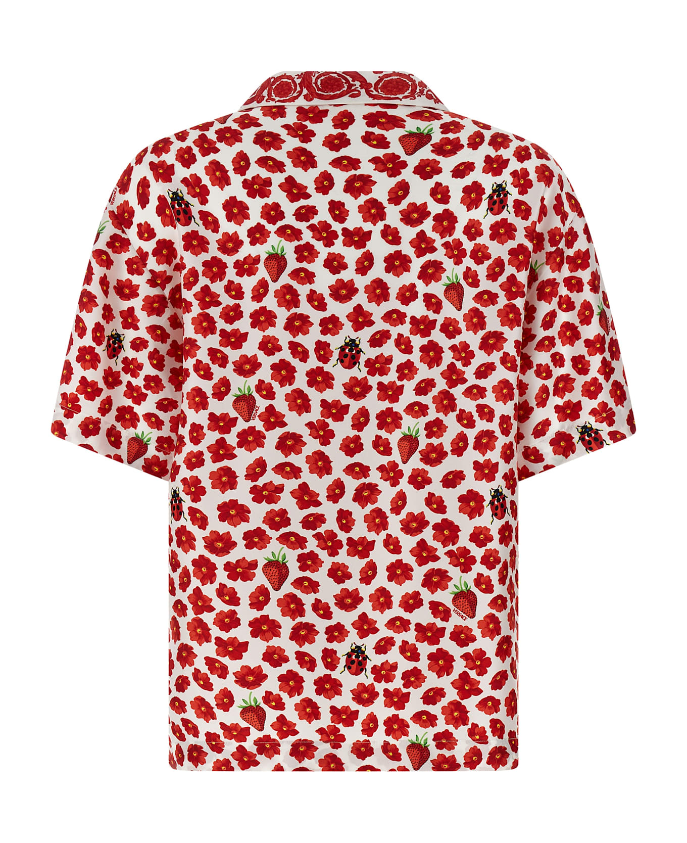 Versace 'strawberry Garden' Shirt - Multicolor