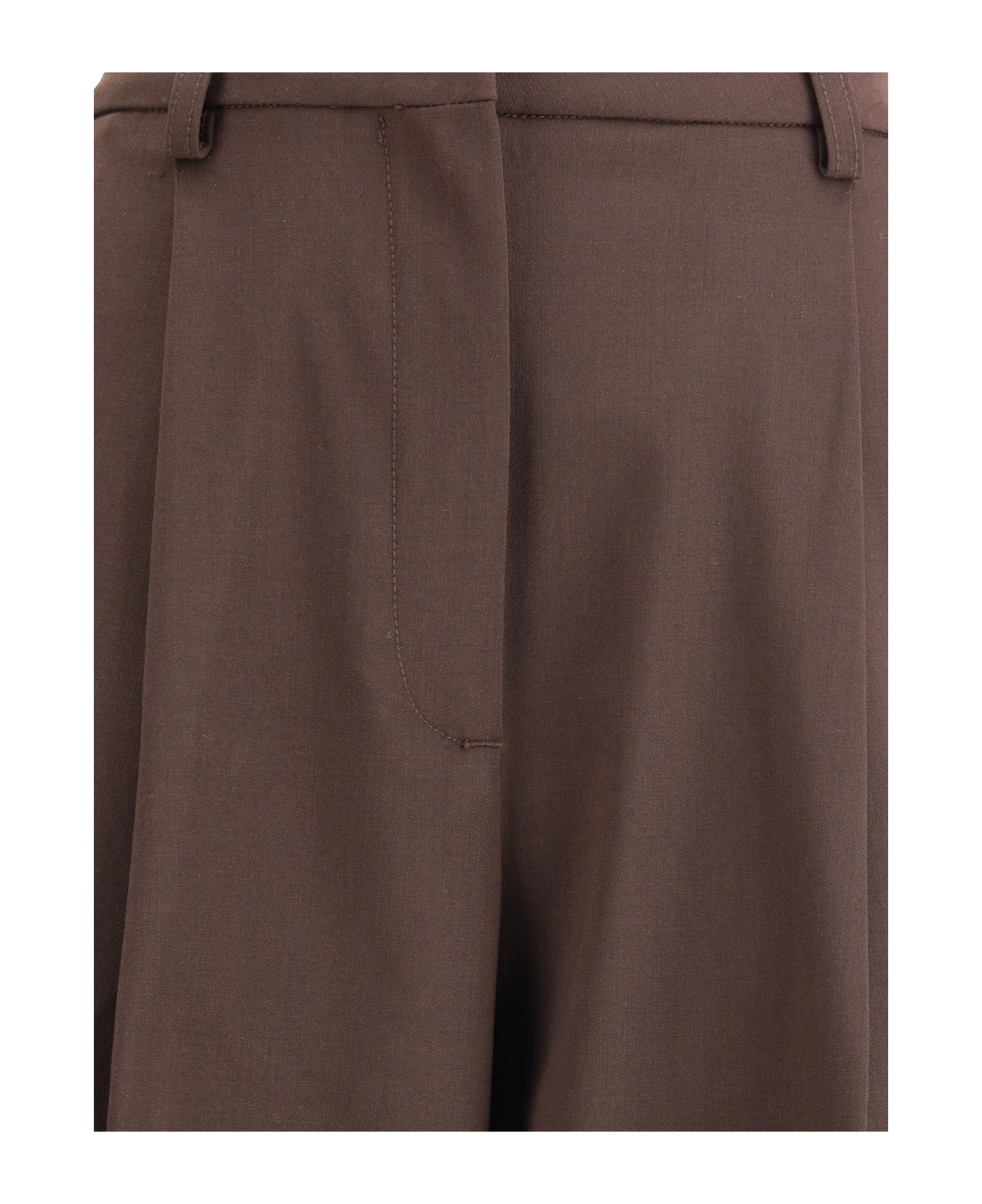 TheLatest Pleated Pants - BROWN