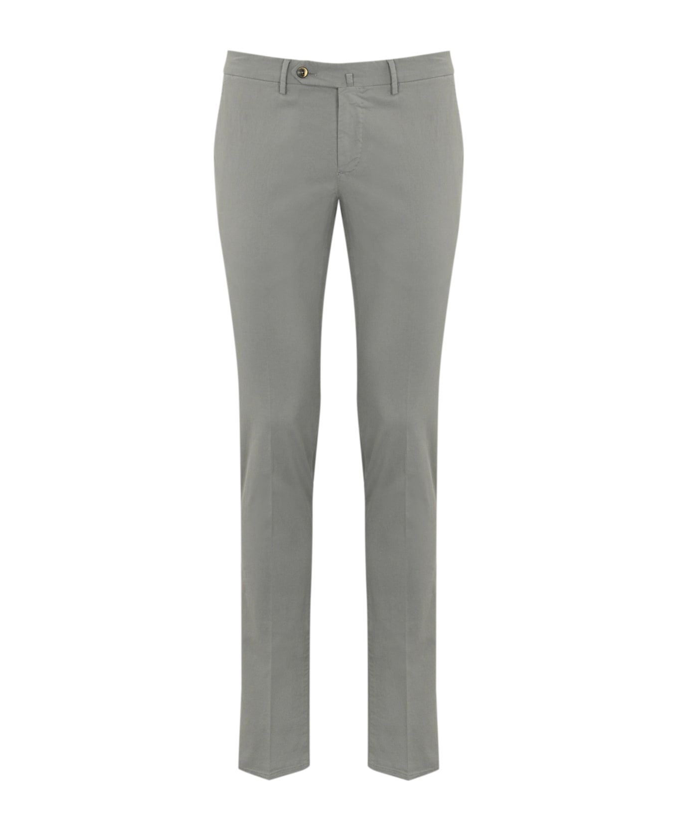 PT Torino S-slim Gabardine Trousers - Grigio chiaro