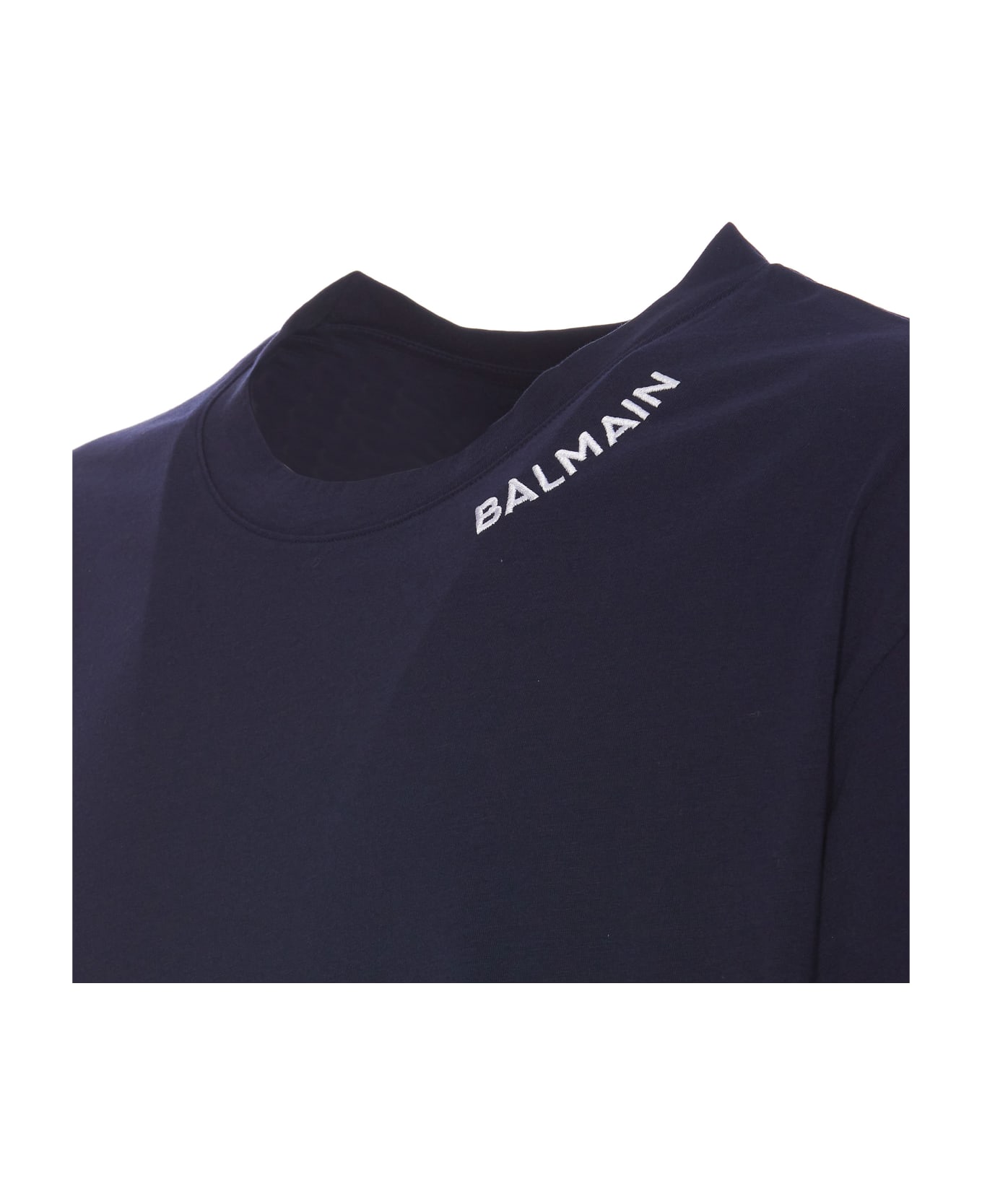 Balmain Logo T-shirt - Blue