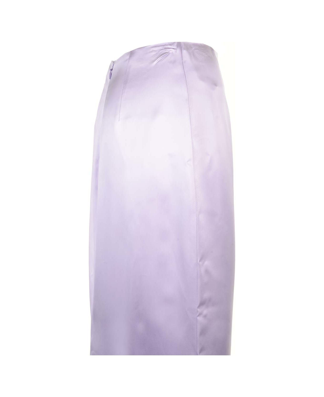 Del Core Long Train Skirt - Violet