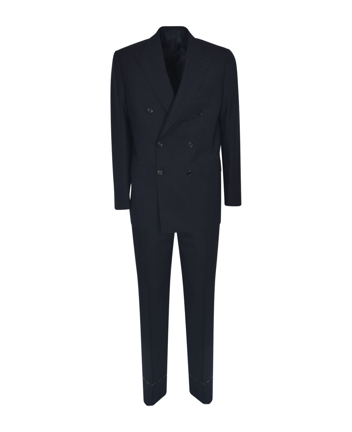 Brioni Double-breasted Suit - Navy