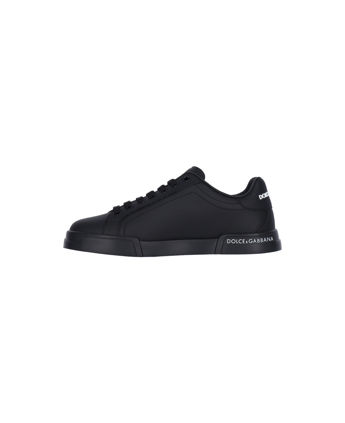 Dolce & Gabbana 'portofino' Sneakers - NERO/NERO