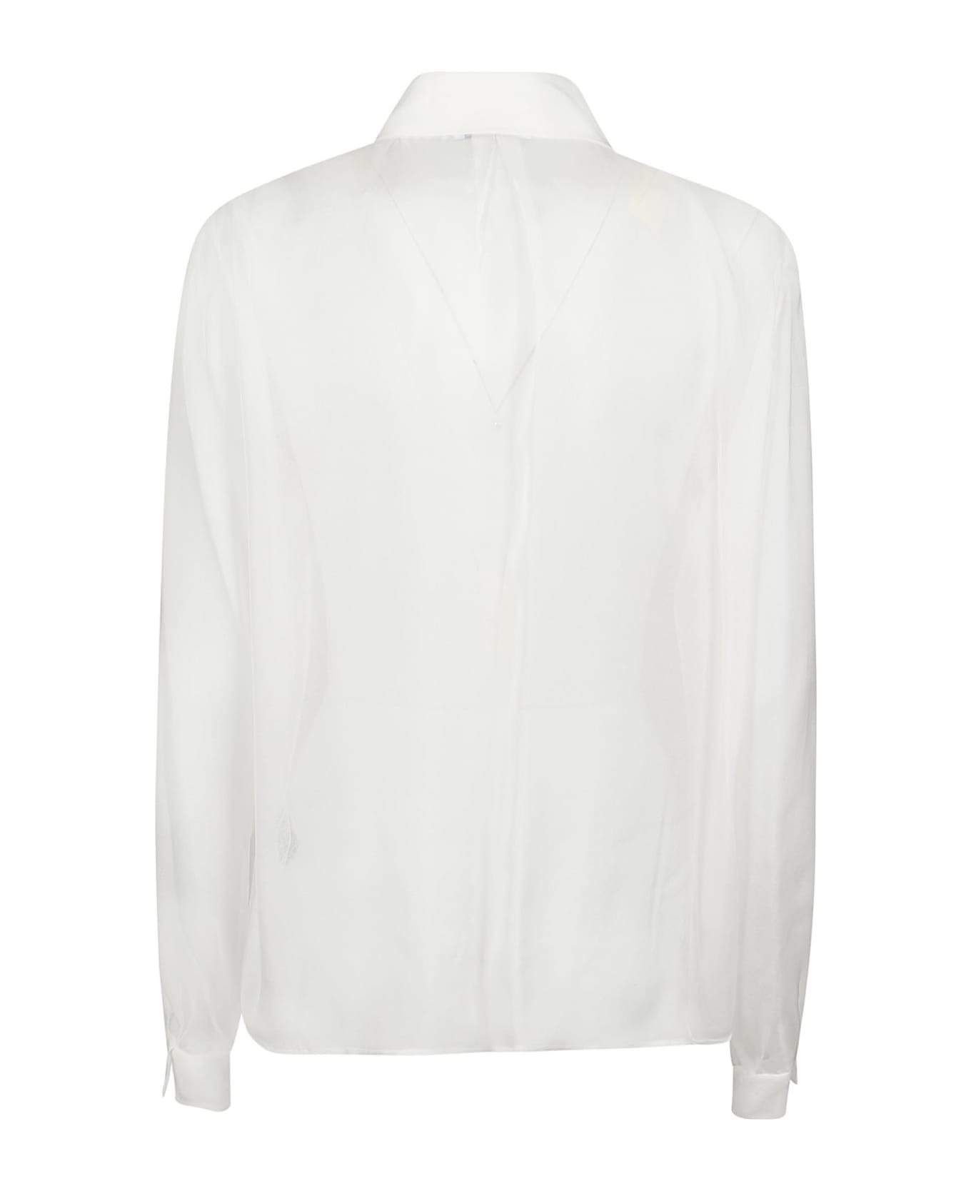 Patrizia Pepe Long Sleeve Shirt - Bianco