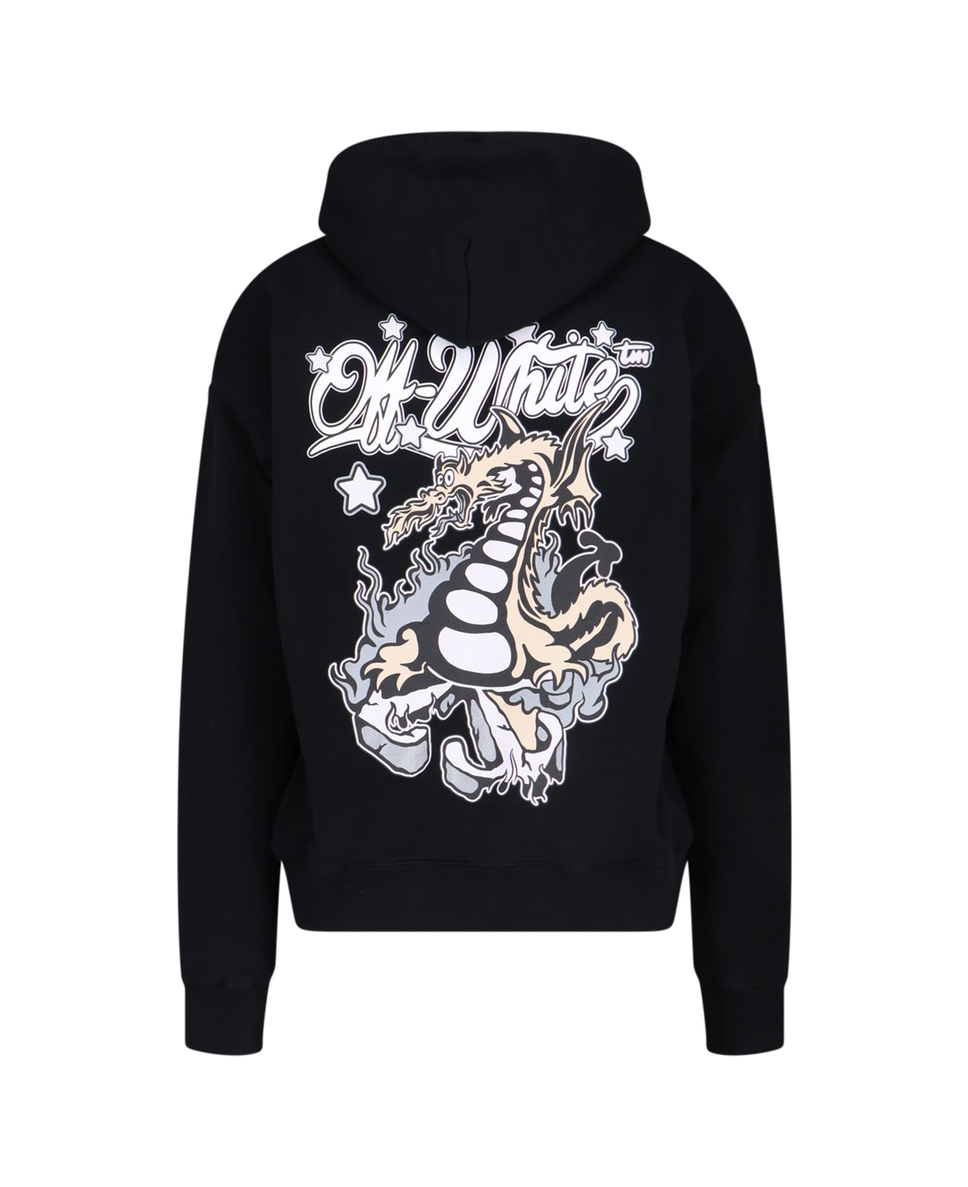 Off-White "dragon" Hoodie - Black  