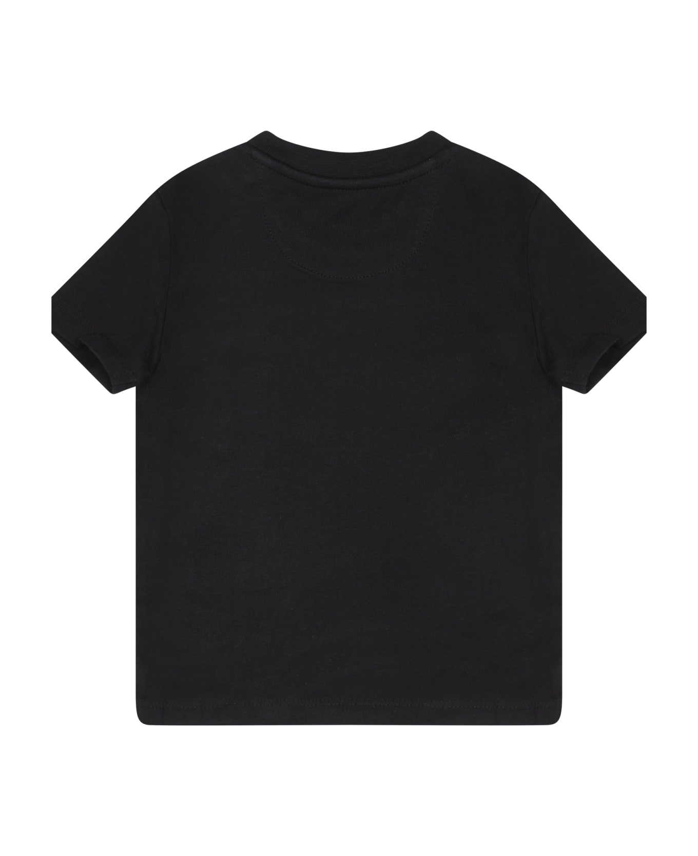 Calvin Klein Black T-shirt For Baby Boy With Logo - Black