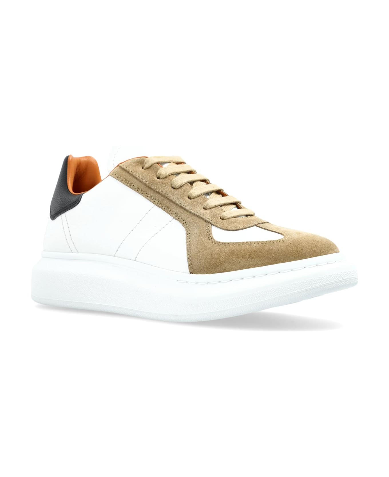 Alexander McQueen Sports Shoes With Logo - WHITE/NEUTRALS