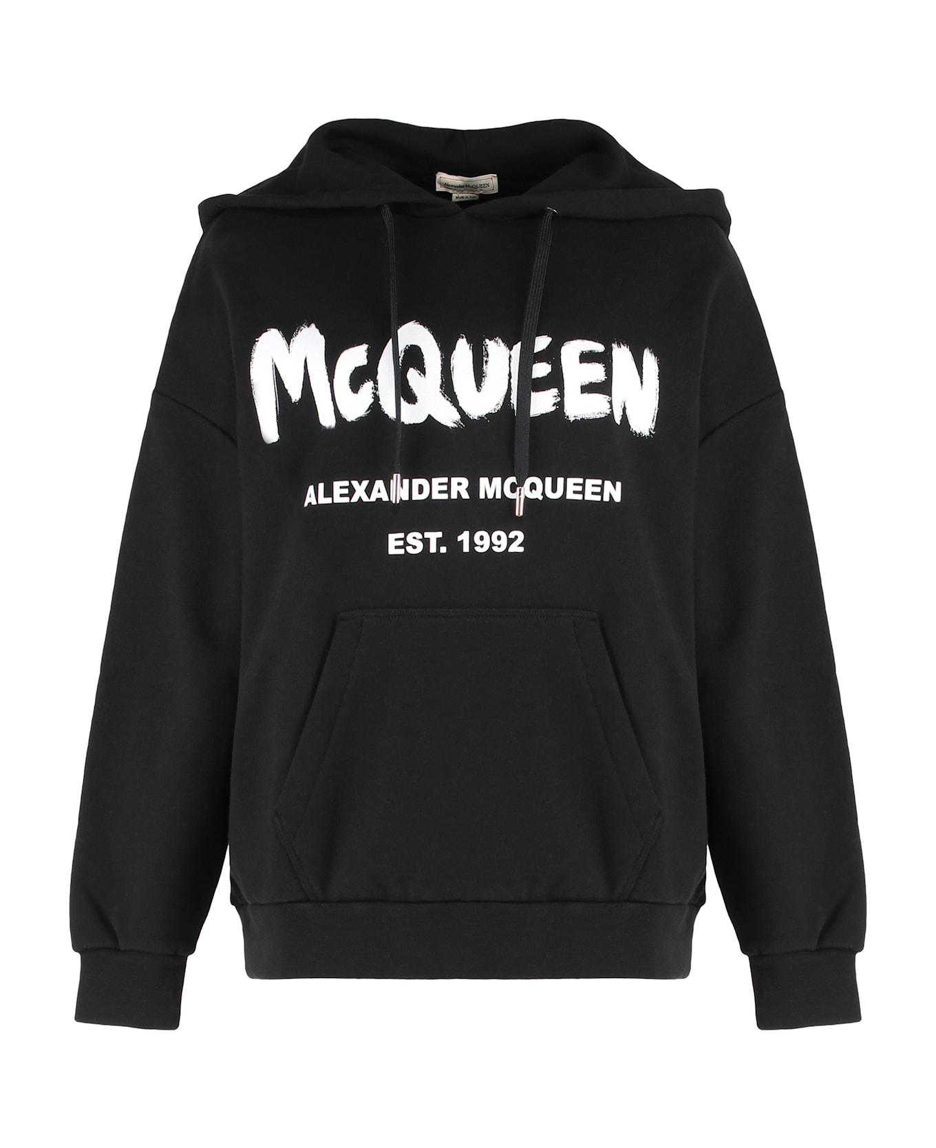 Alexander McQueen Cotton Hoodie - black