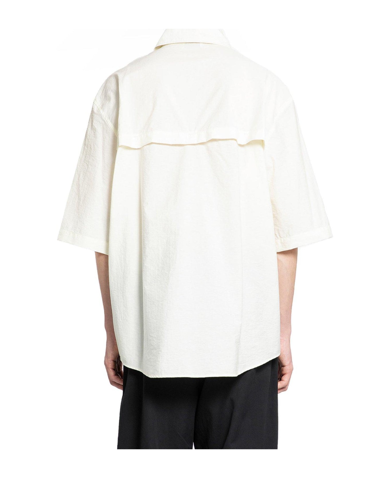 Lemaire Double Pocket Short-sleeved Shirt - NEUTRALS