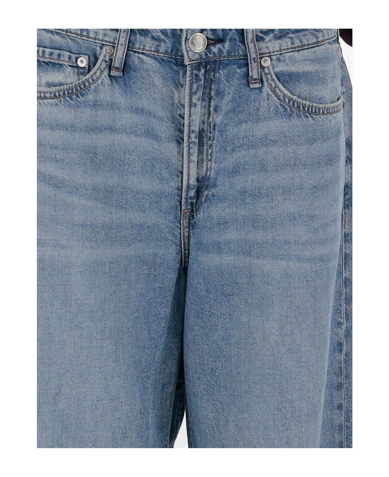 Rag 
Bone Cotton Blend Jeans - Denim