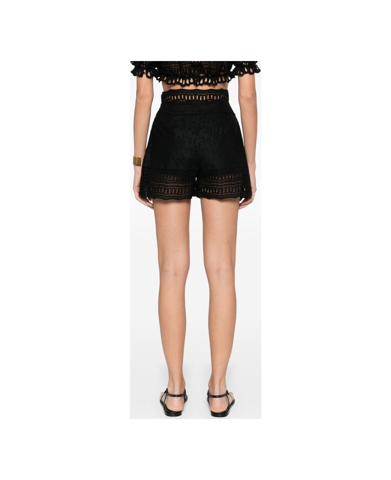 Ermanno Scervino Lace Shorts - Black