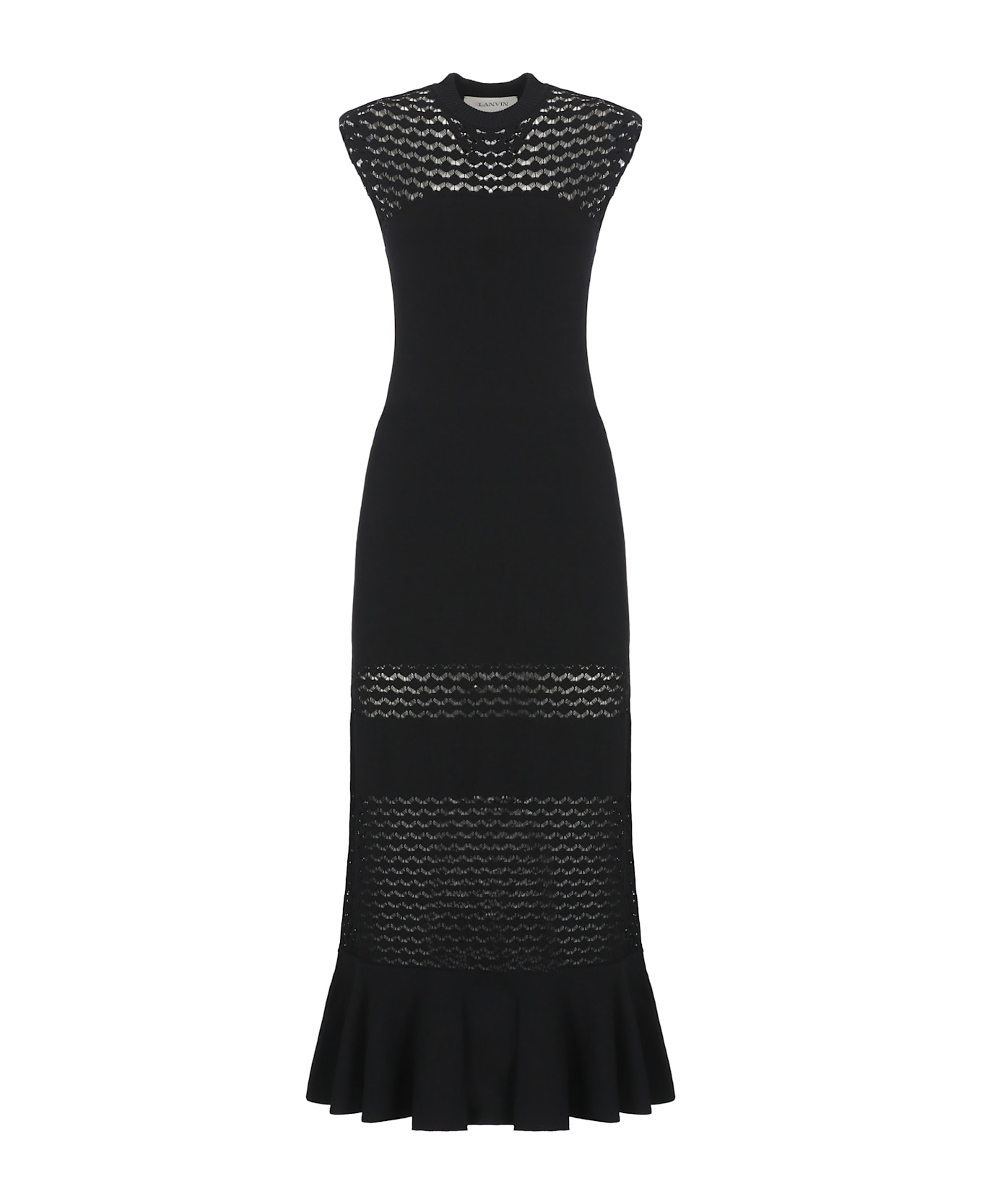 Lanvin Knitted Dress - Black ワンピース＆ドレス