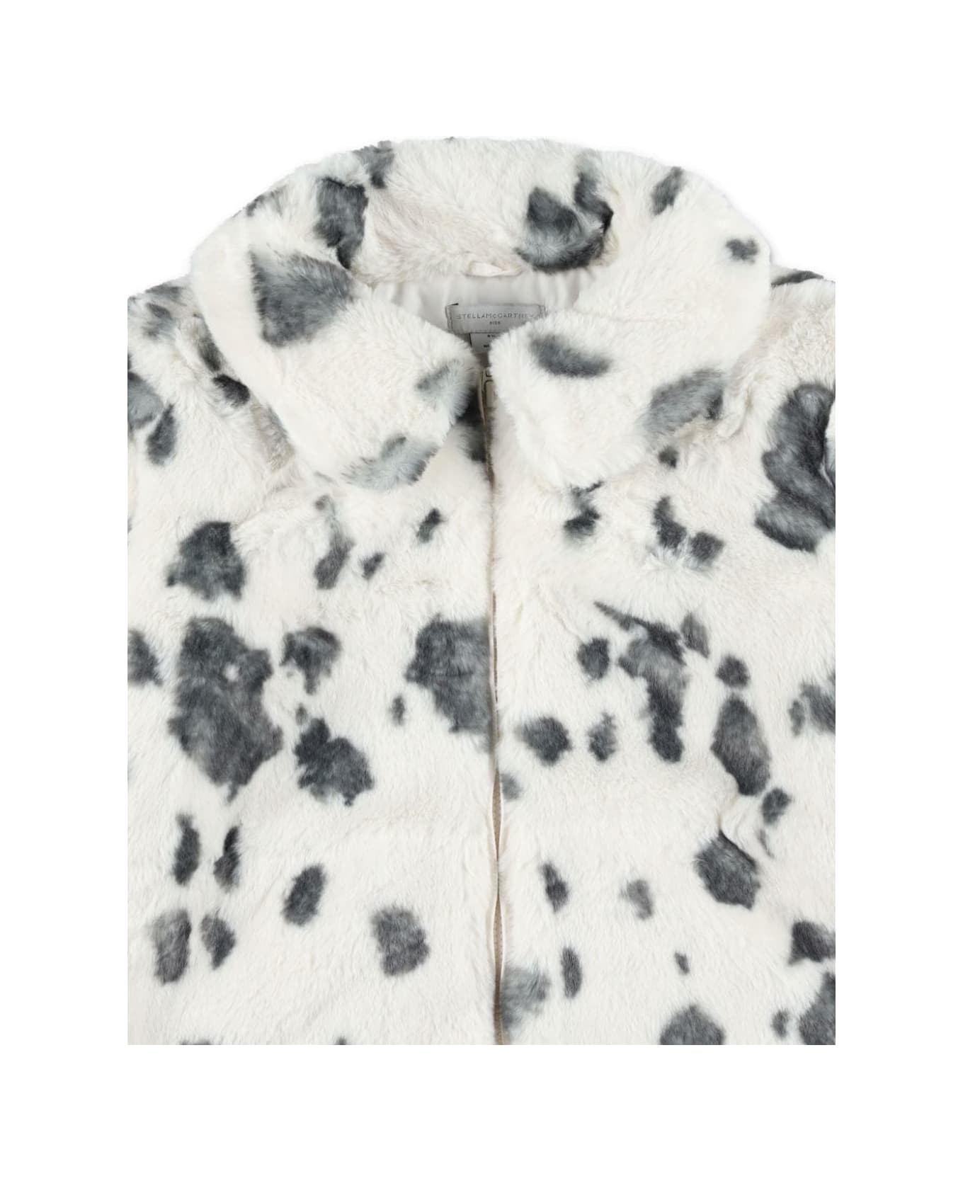 Stella McCartney Kids Eco Pelliccia Con Stampa - Gray