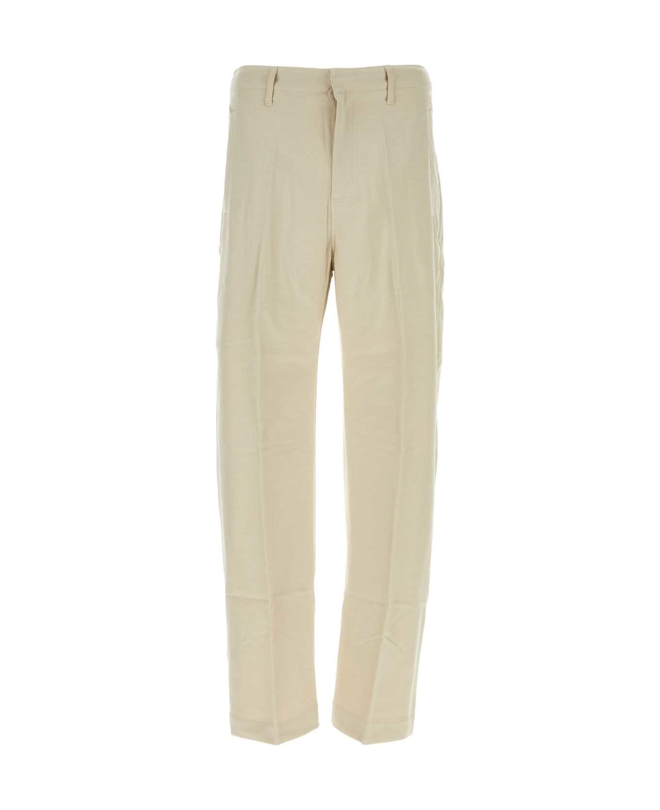 Entire Studios Sand Stretch Polyester Blend Pant - Beige