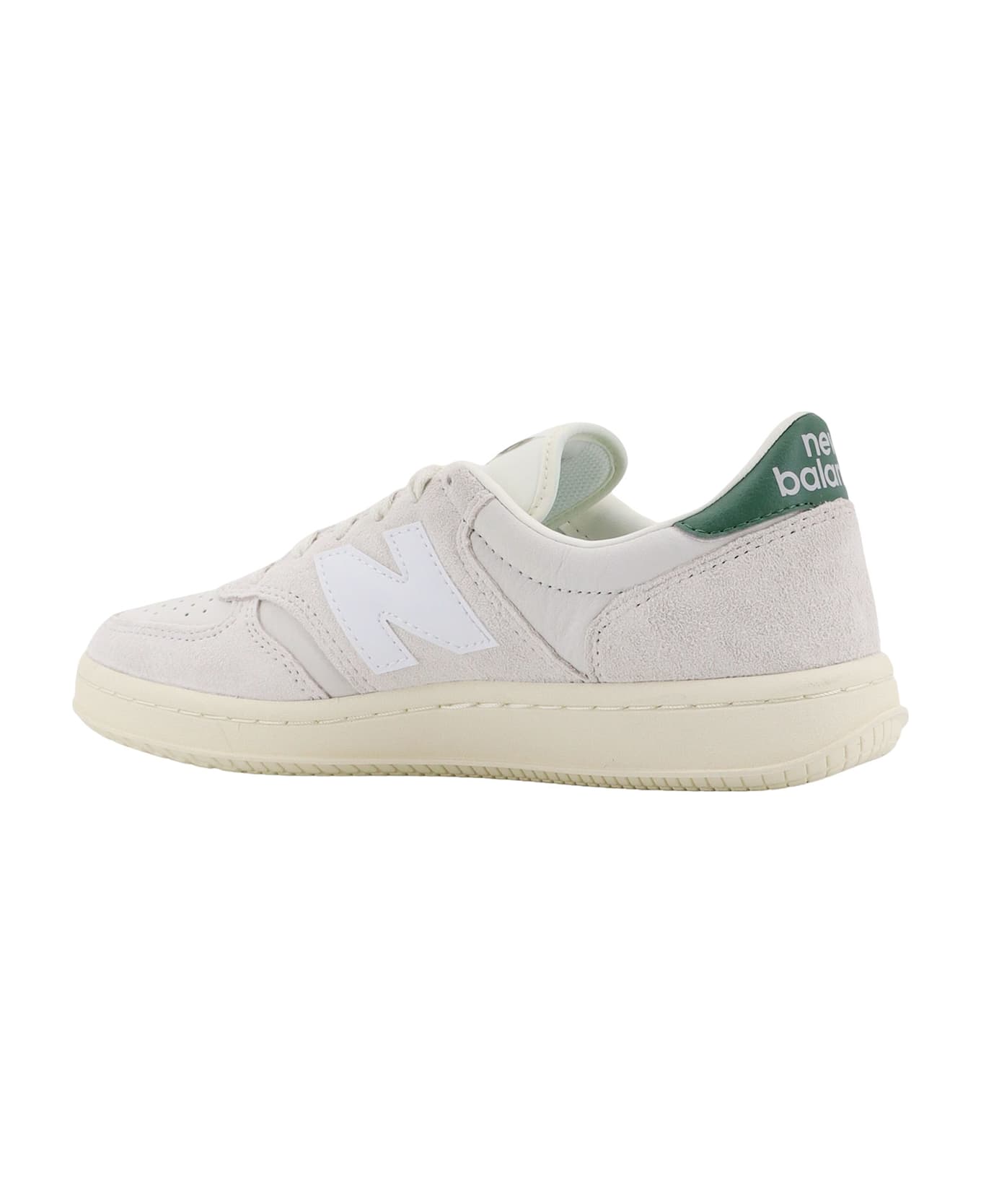 New Balance Suede And Leather Sneakers - Beige