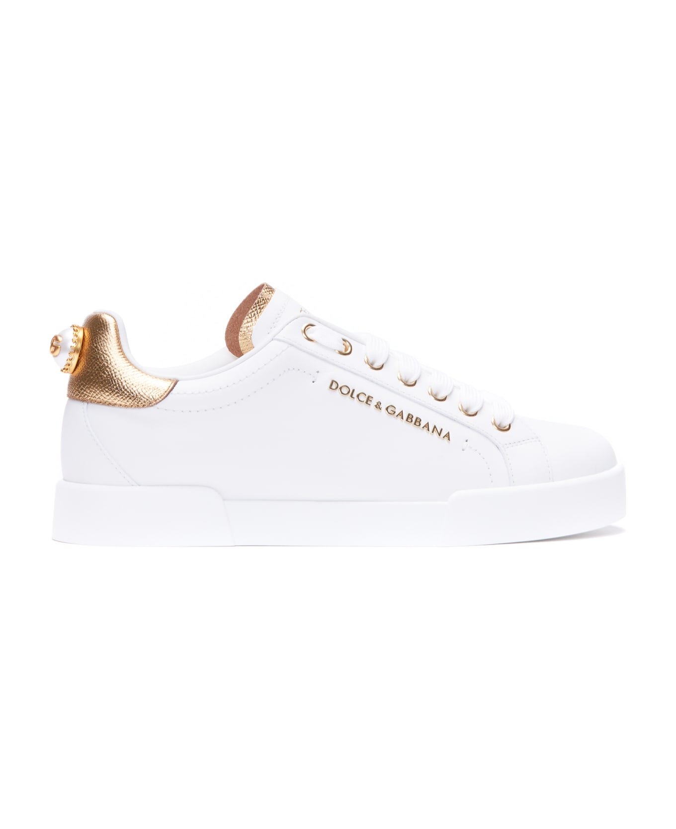 Dolce & Gabbana Portofino Sneakers - Golden