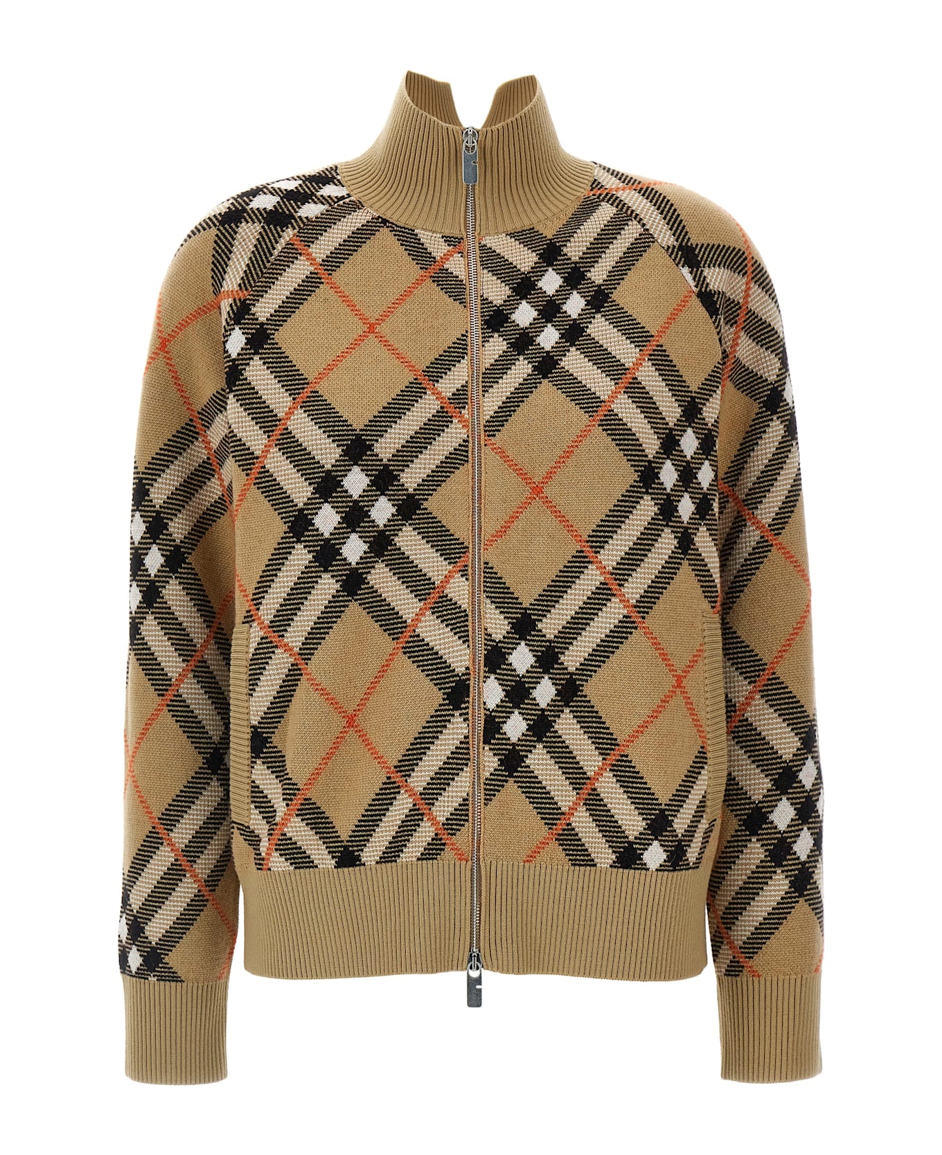 Burberry Check Cardigan - Multicolor