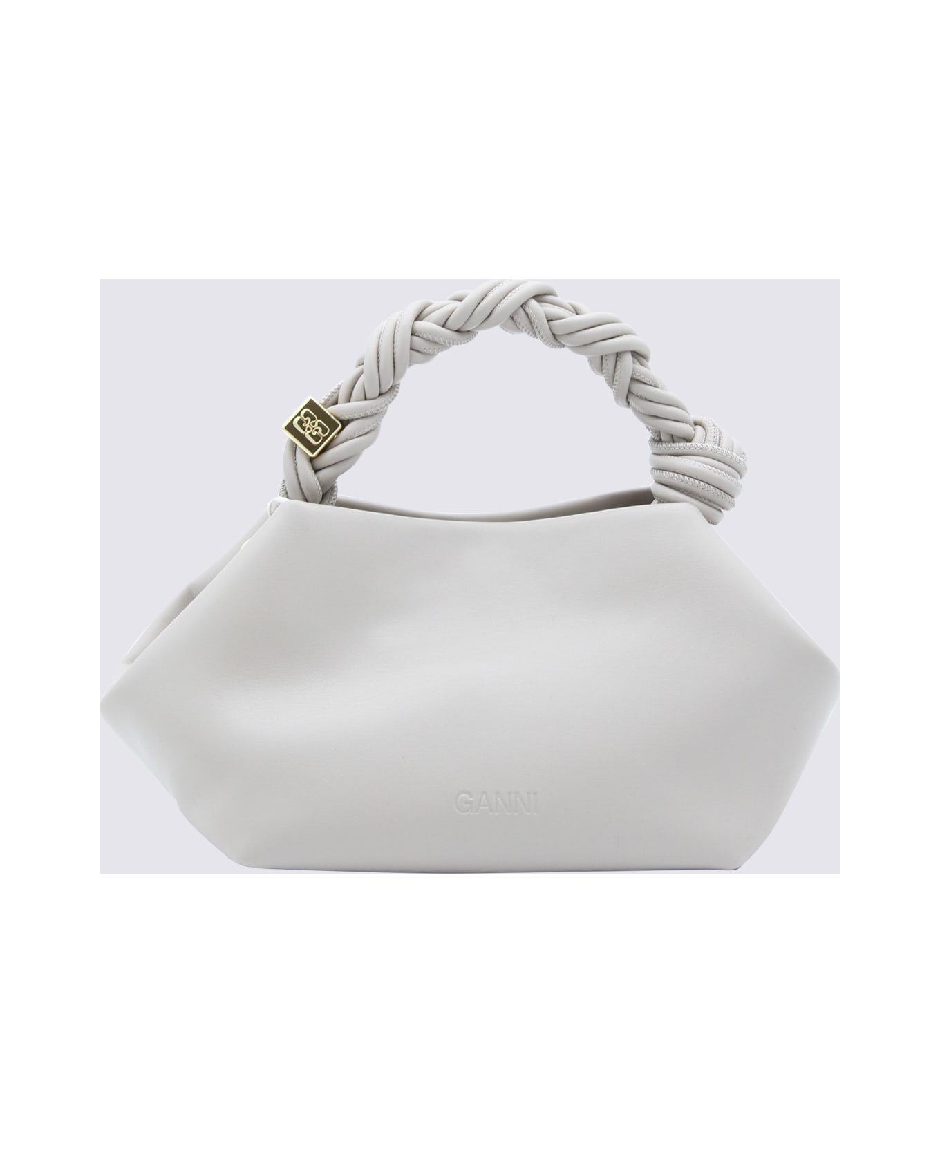 ●Ganni● Small Gani Boo Cross Bag Oyster Gray A5245873 A524 Oyster Gray Light Grey Small GANNI Bou Bag | GANNI US