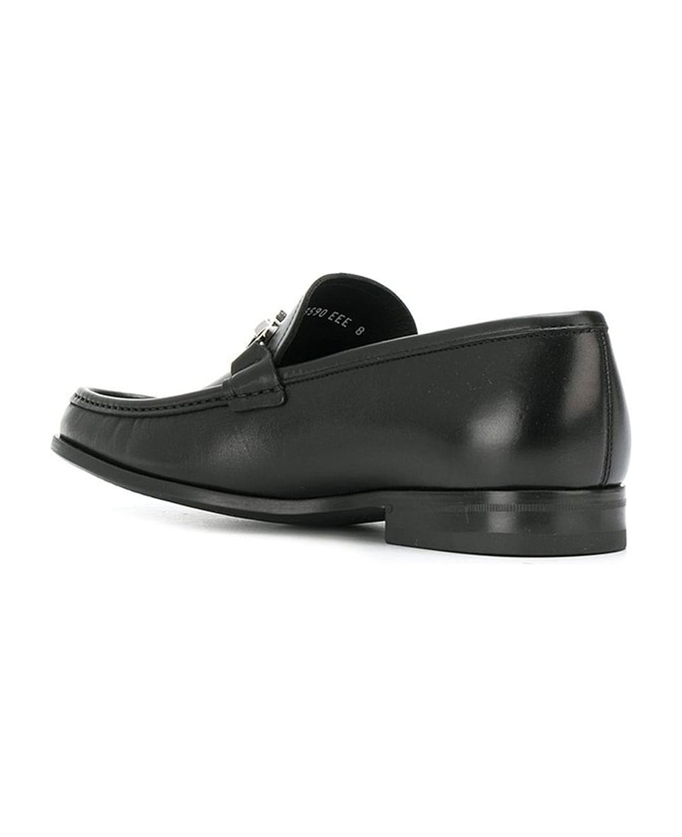 Ferragamo Chris Leather Loafers - Black
