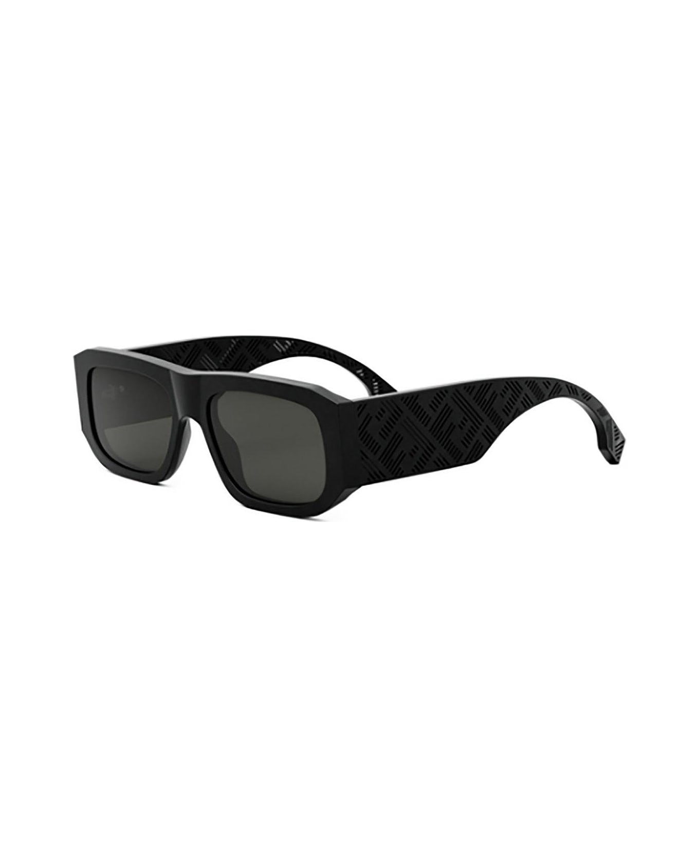 Fendi Eyewear Rectangle Frame Sunglasses - 02a