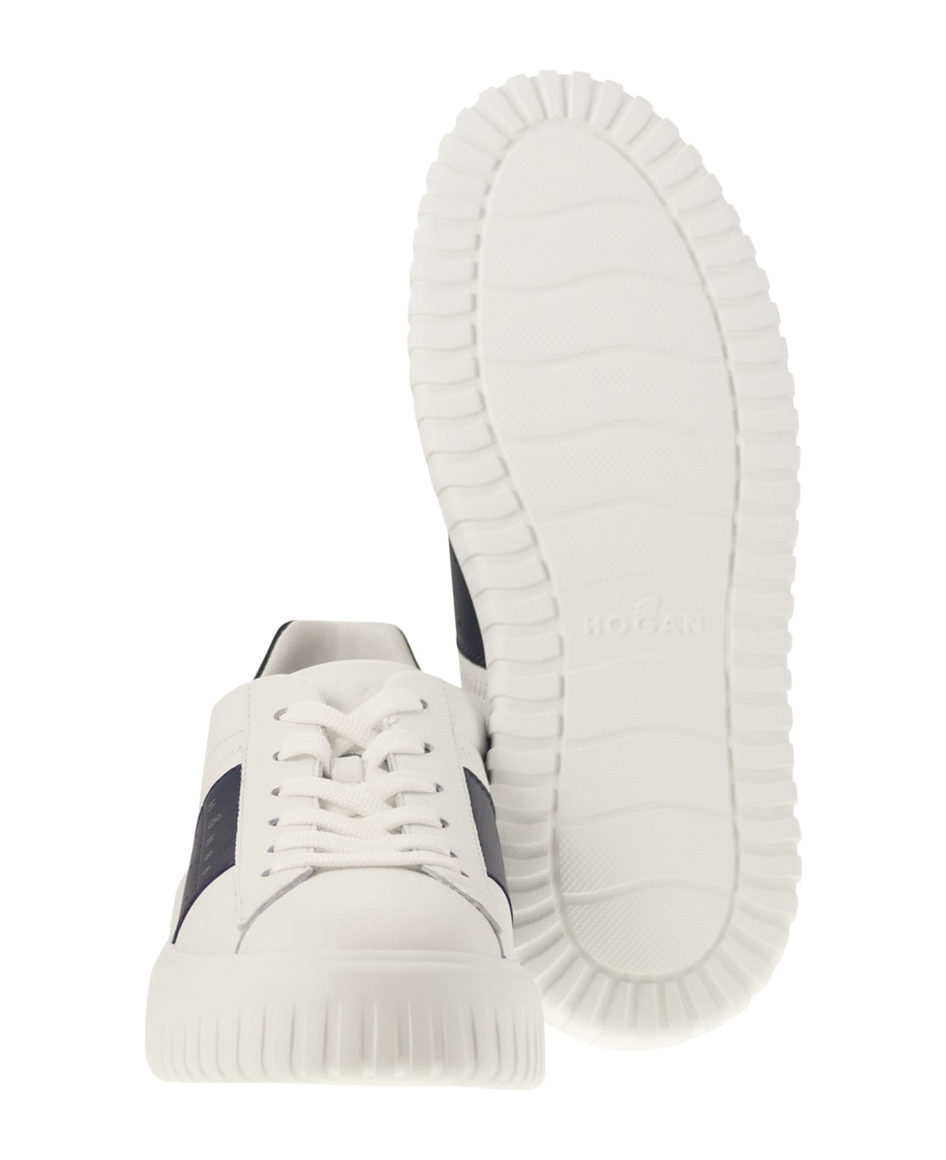 Hogan Sneakers Hogan H-stripes - White/blue スニーカー