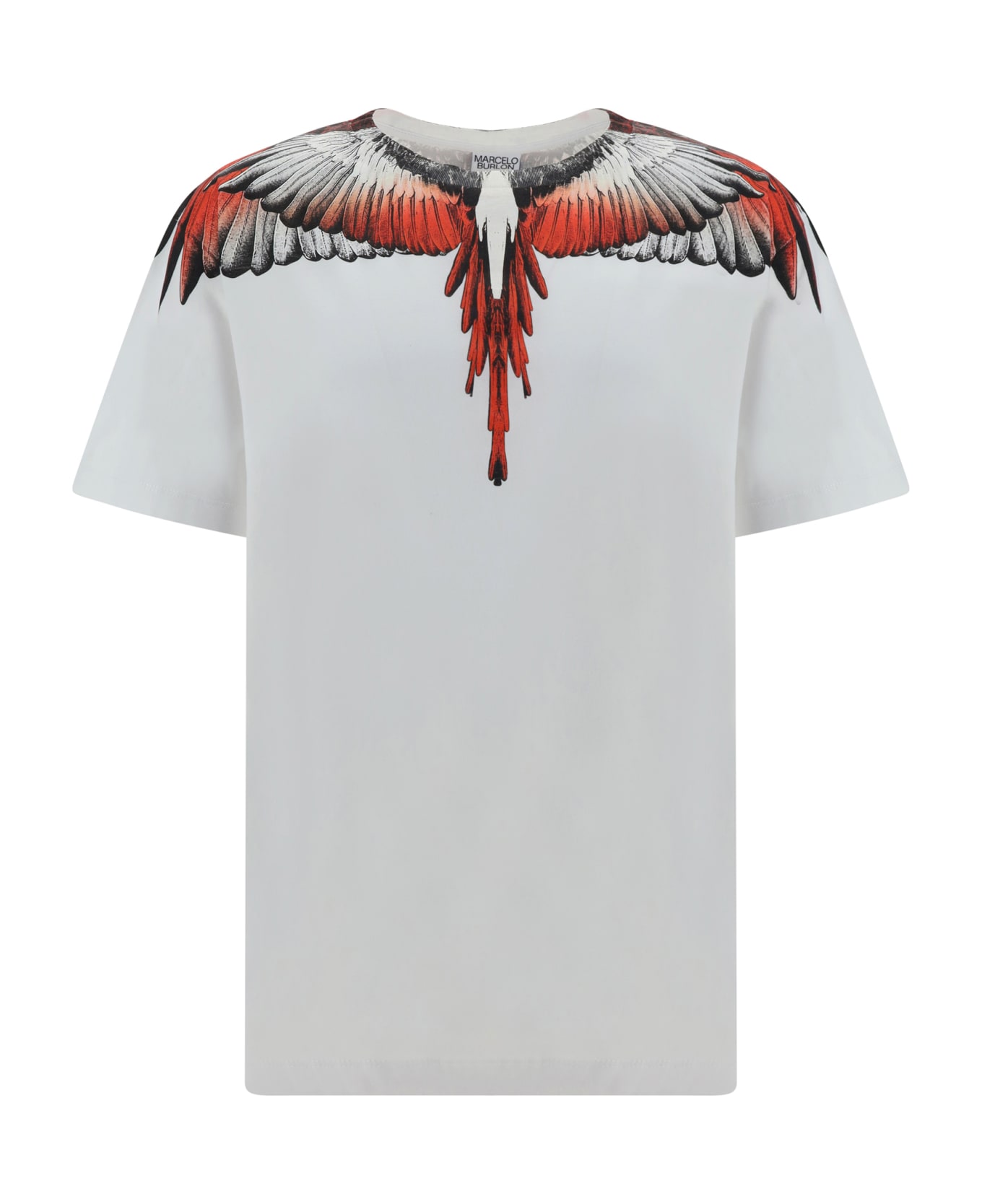 Marcelo Burlon Icon Wings T-shirt - White Red