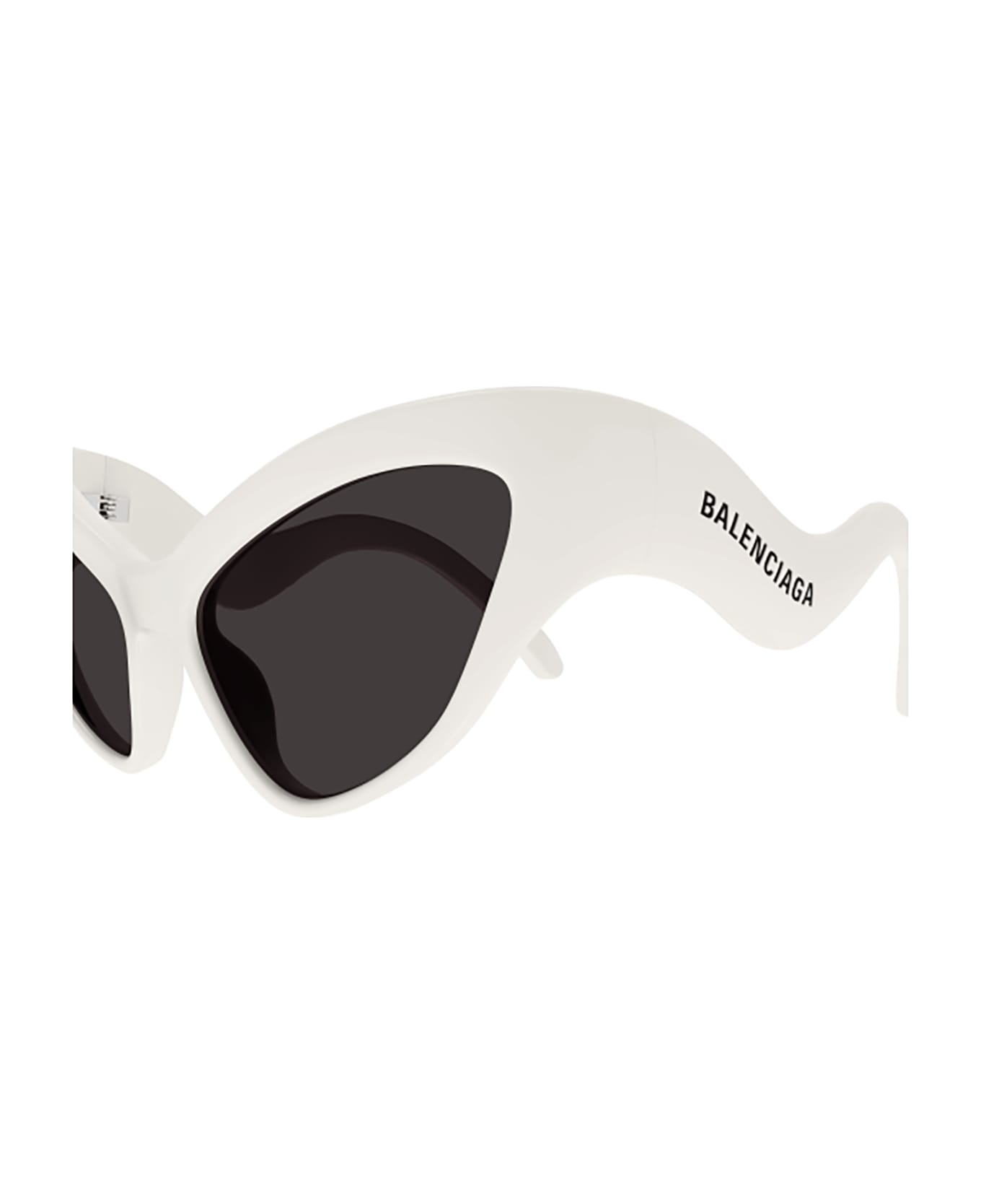 Balenciaga Eyewear BB0319S Sunglasses - Ivory Ivory Grey サングラス