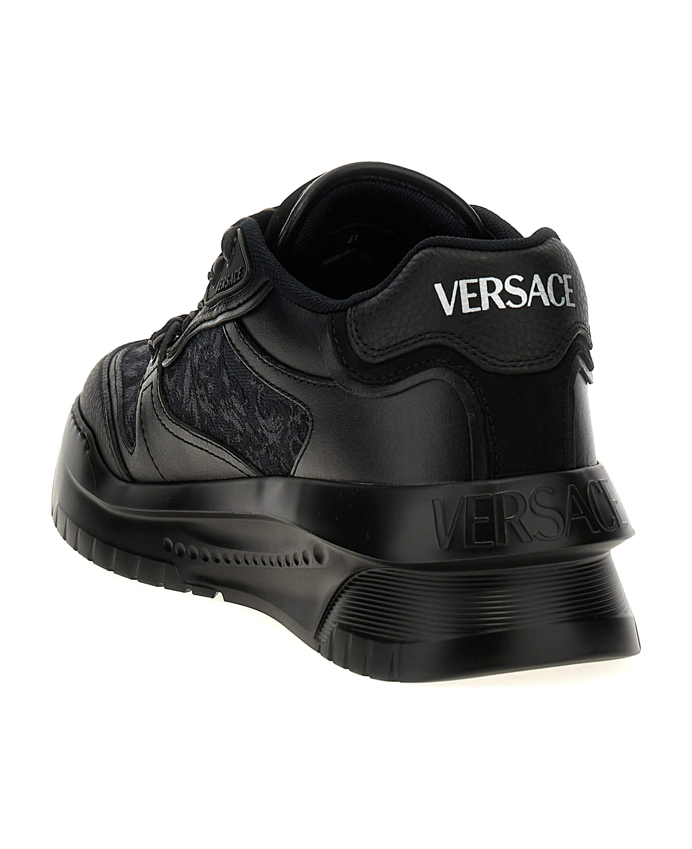 Versace 'barocco Odissea' Sneakers - Black  