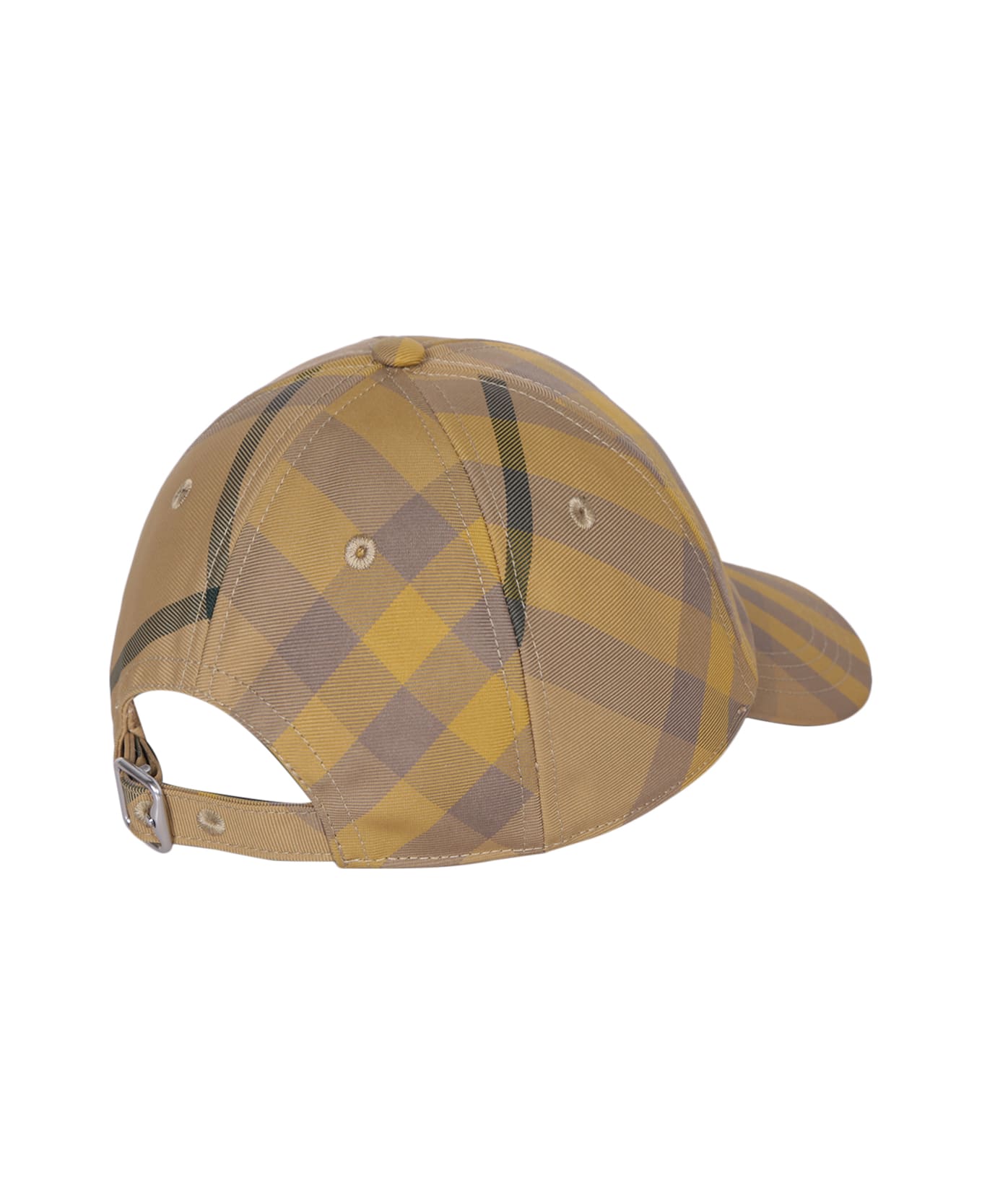 Burberry Check Cap - Yellow 帽子
