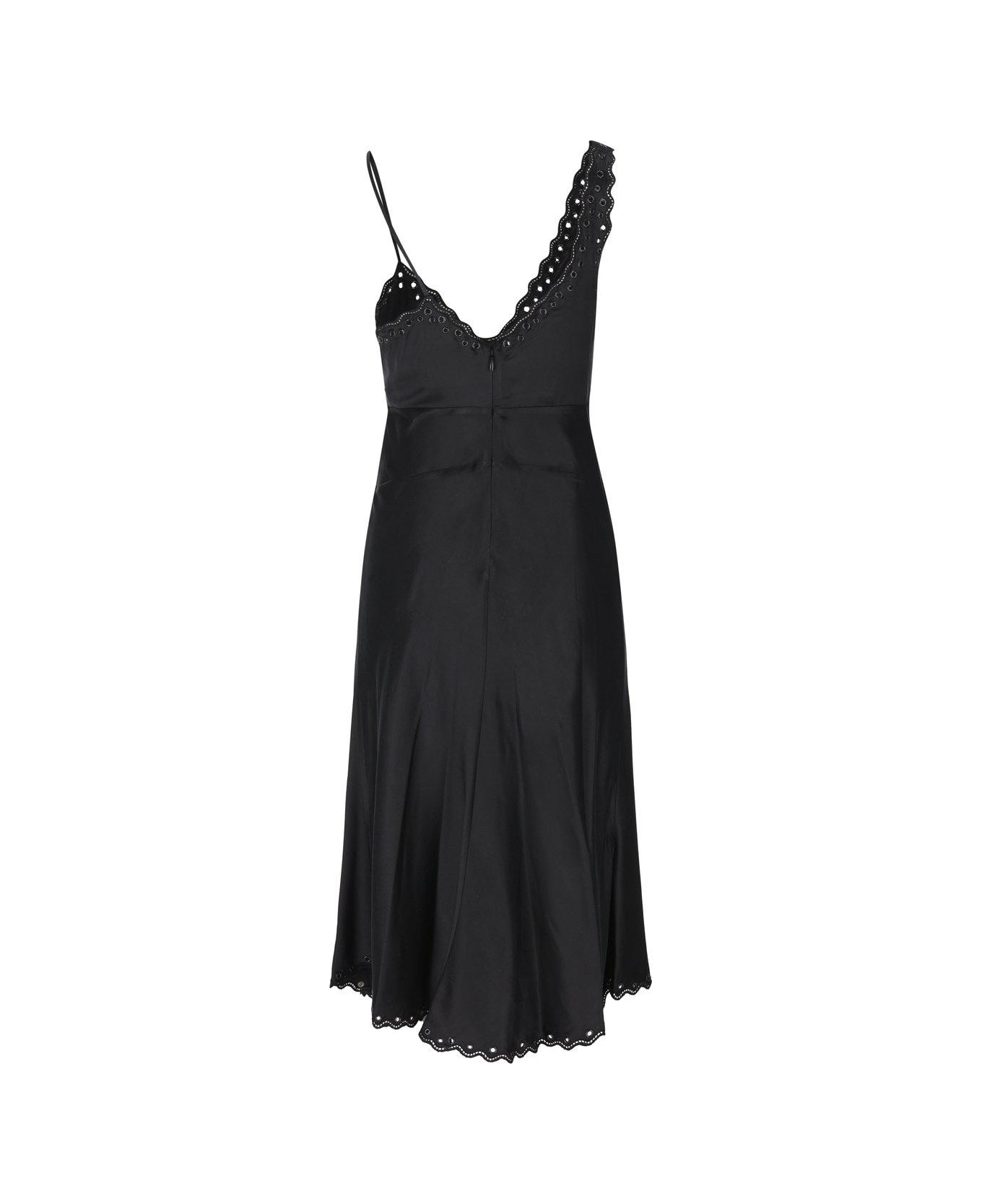 Isabel Marant Ayrich Asymmetric Dress - Black