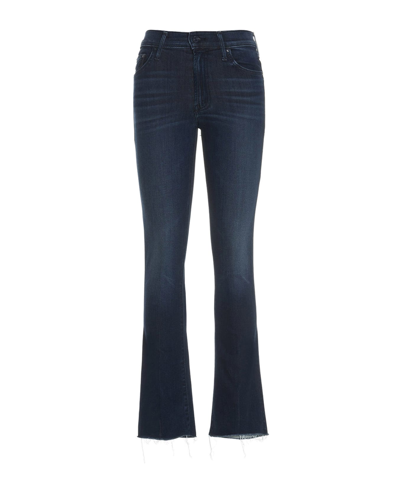 Mother Jeans 'the Insider Ankle Fray' - Fhe Blu Scuro