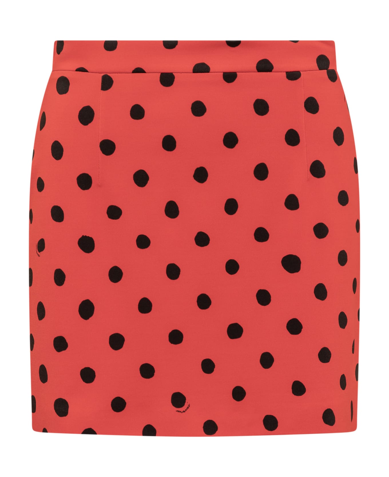 Marni Polka Dot Skirt - Red