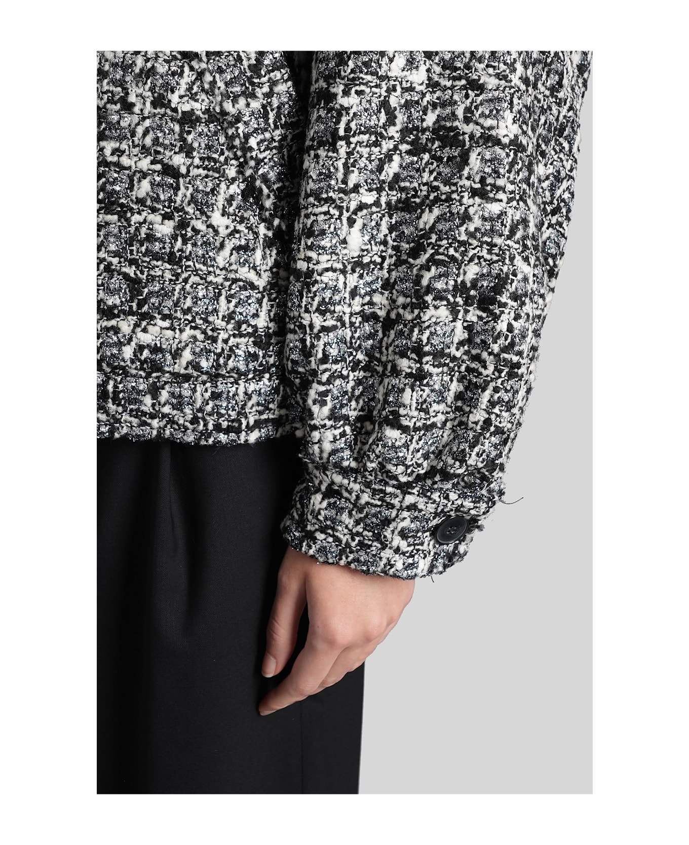 IRO Hassia Casual Jacket In White Polyamide - white