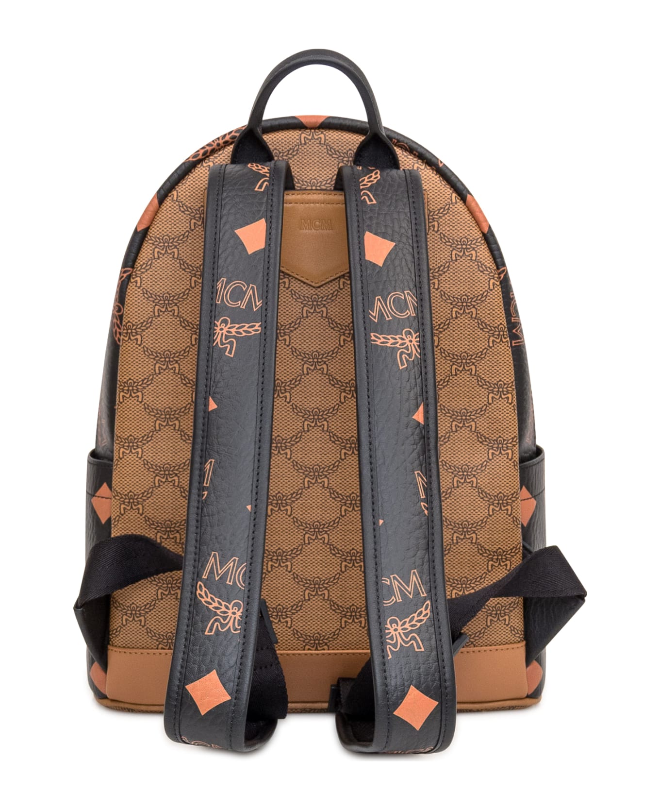 MCM Monogram Backpack - COGNAC