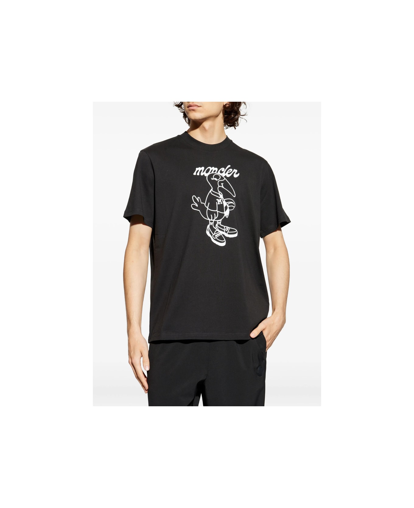 Moncler T-shirt - BLACK/WHITE