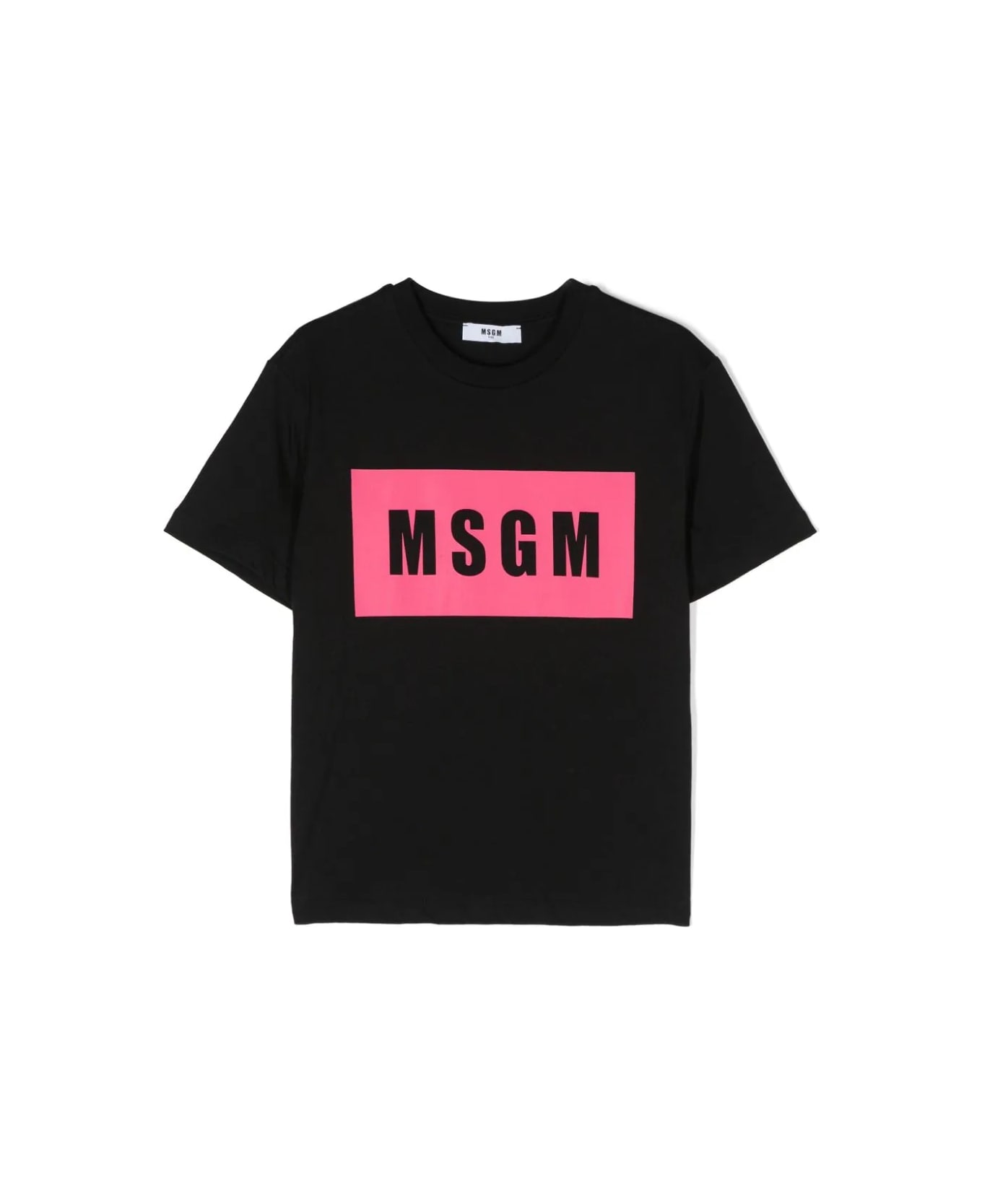 MSGM T-shirt Con Logo - Black