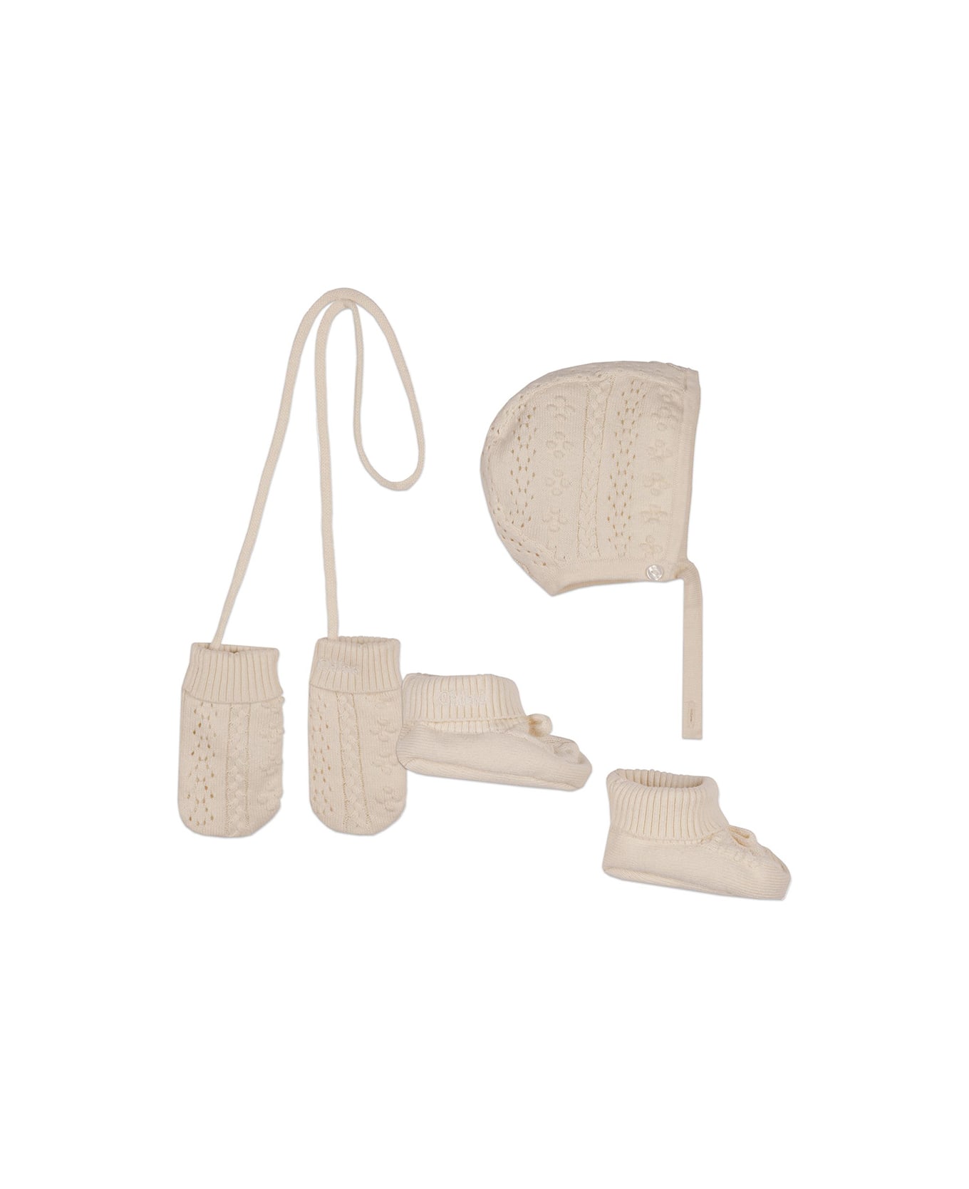 Chloé Salmon Wool And Cotton Gift Set - Brown