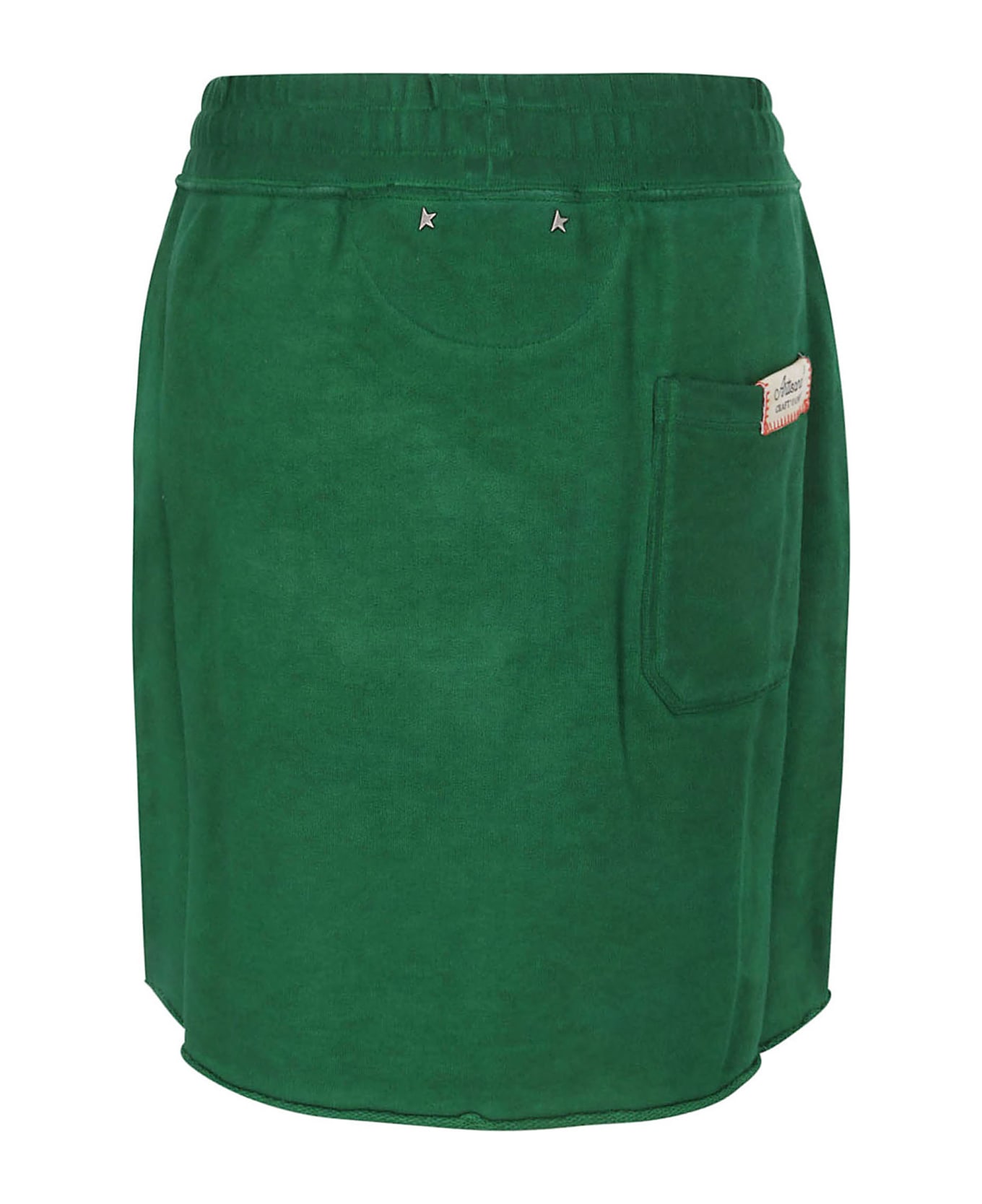 Golden Goose Journey Drawstring Garment Cold Dyed Skirt - GREEN JACKET