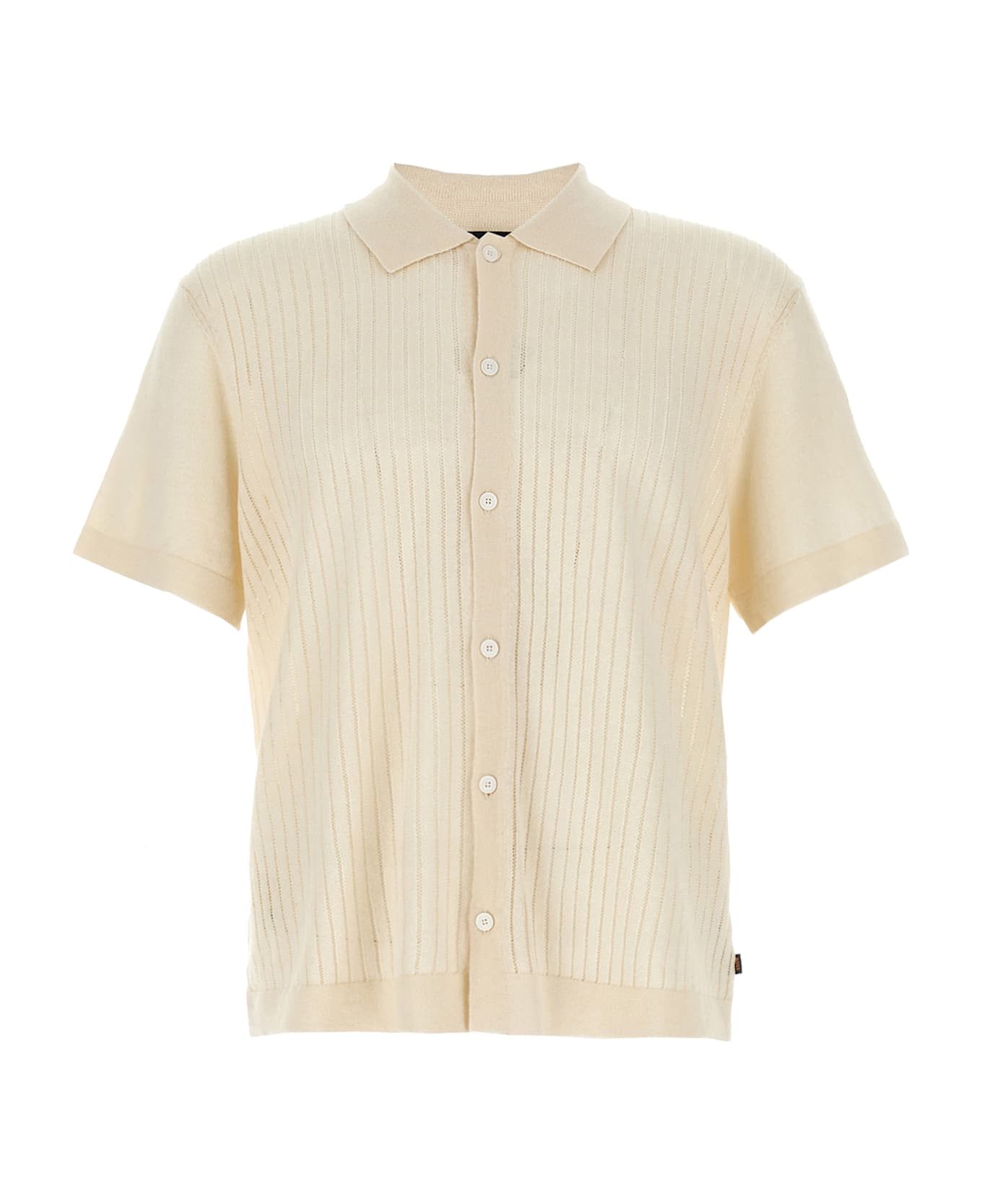 Hugo Boss Knitted Shirt - White