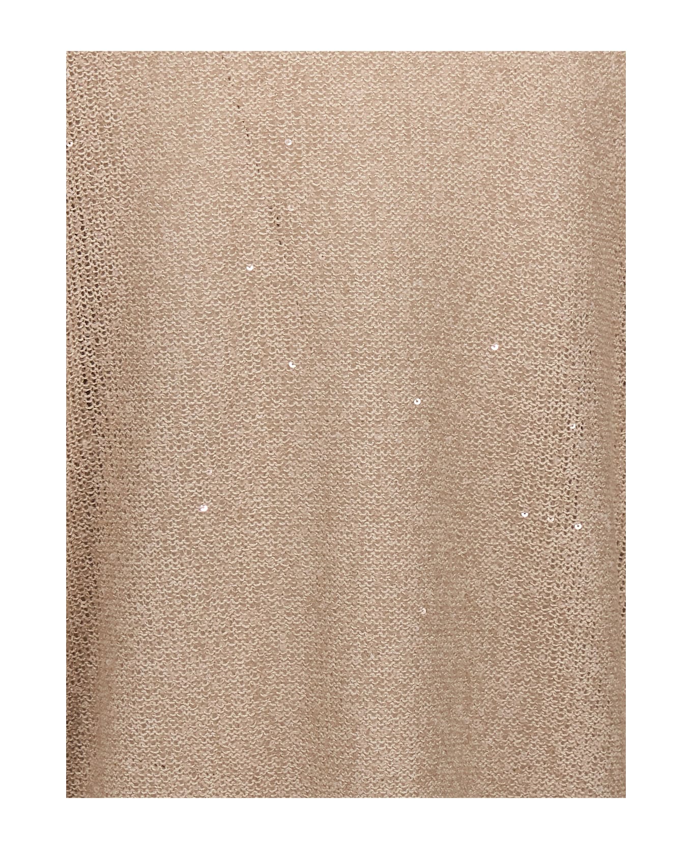 Brunello Cucinelli Sequin Sweater - Beige